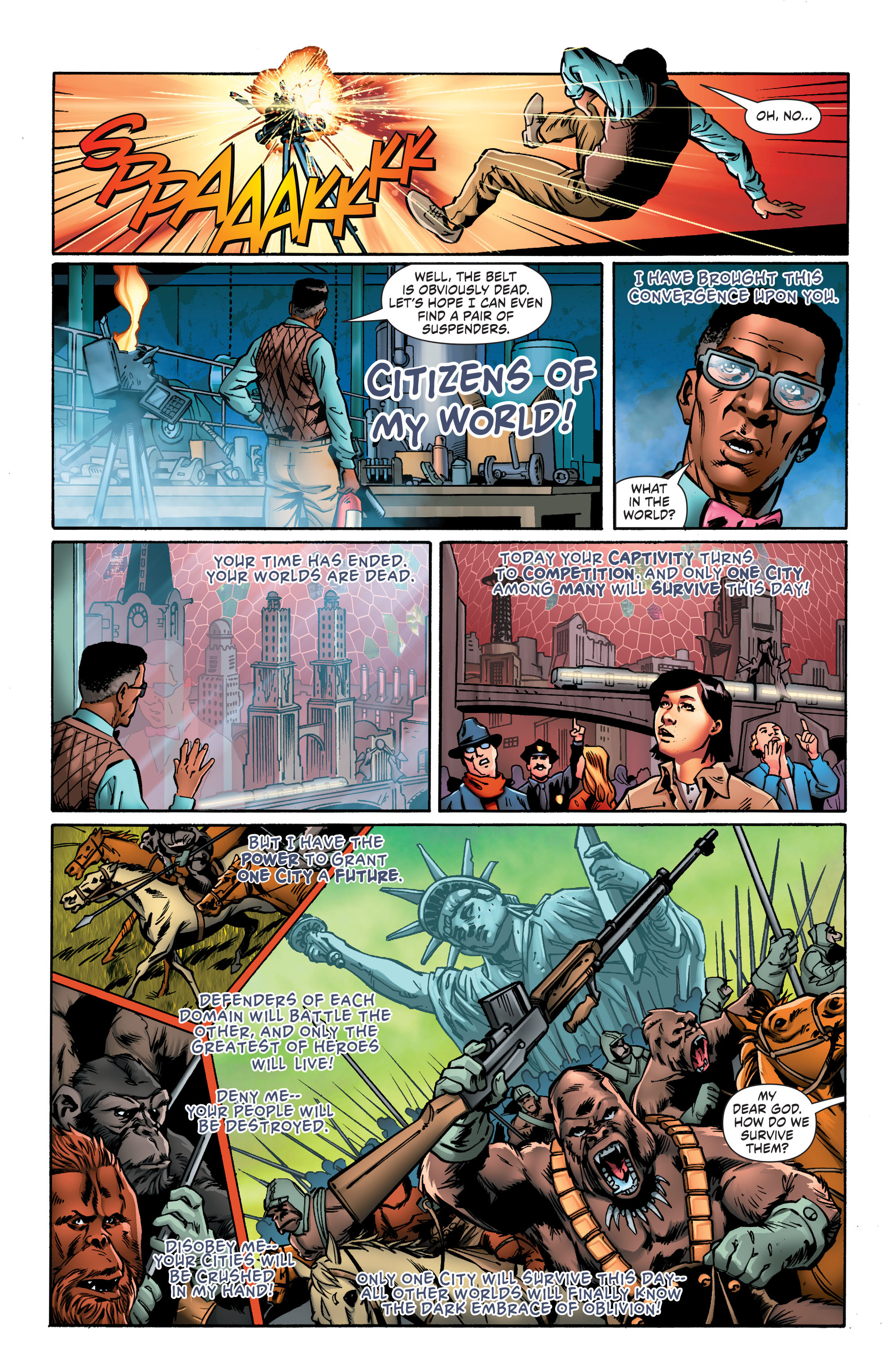 Read online Convergence Adventures of Superman comic -  Issue #1 - 6