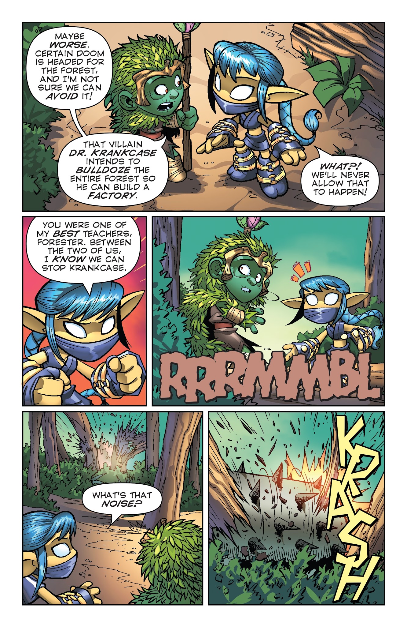Read online Skylanders Quarterly-Spyro & Friends: Full Blast comic -  Issue # Full - 7