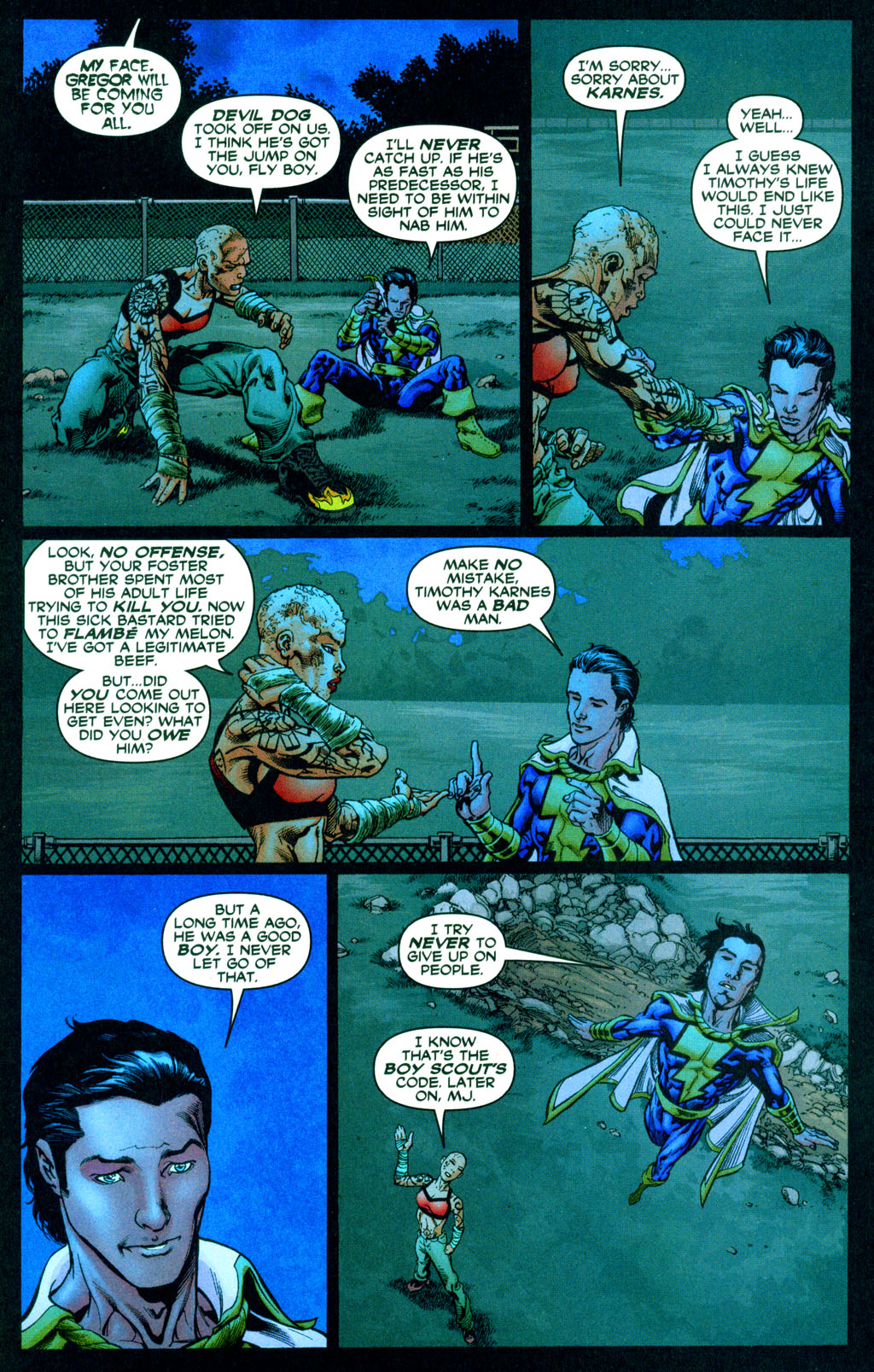 Read online Outsiders (2003) comic -  Issue #10 - 18