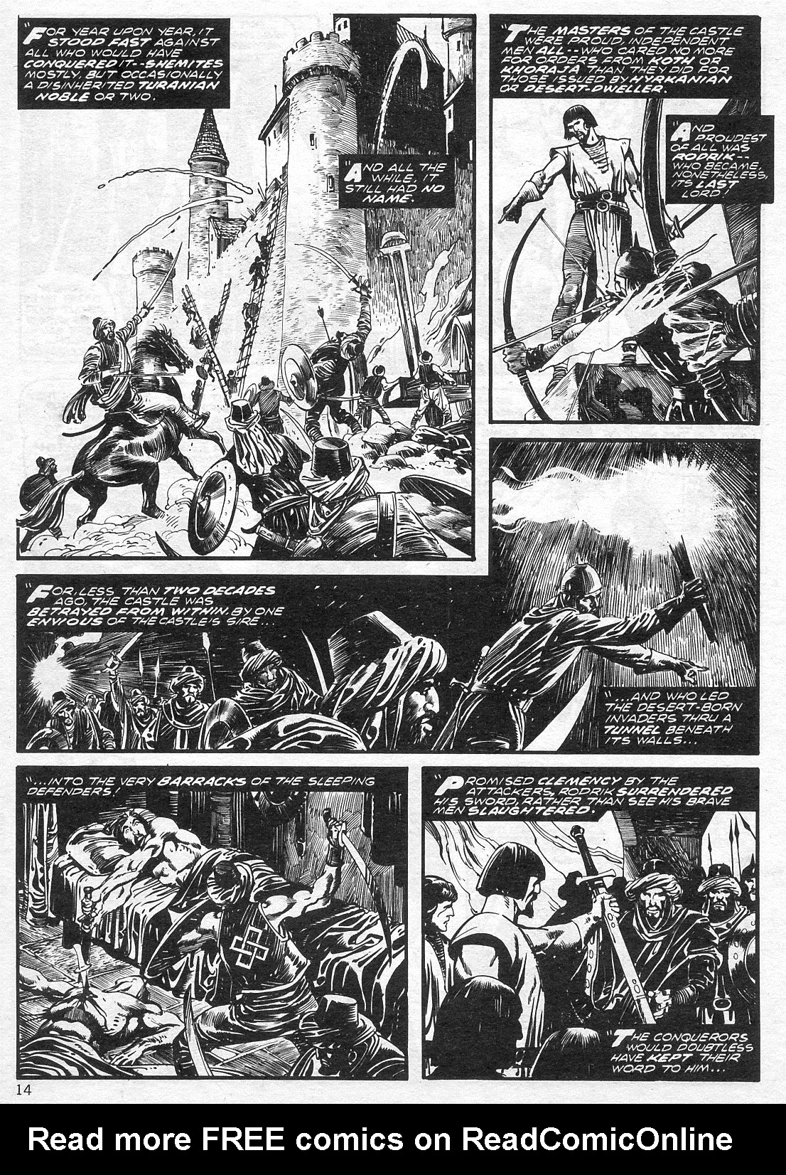 Read online The Savage Sword Of Conan comic -  Issue #12 - 14