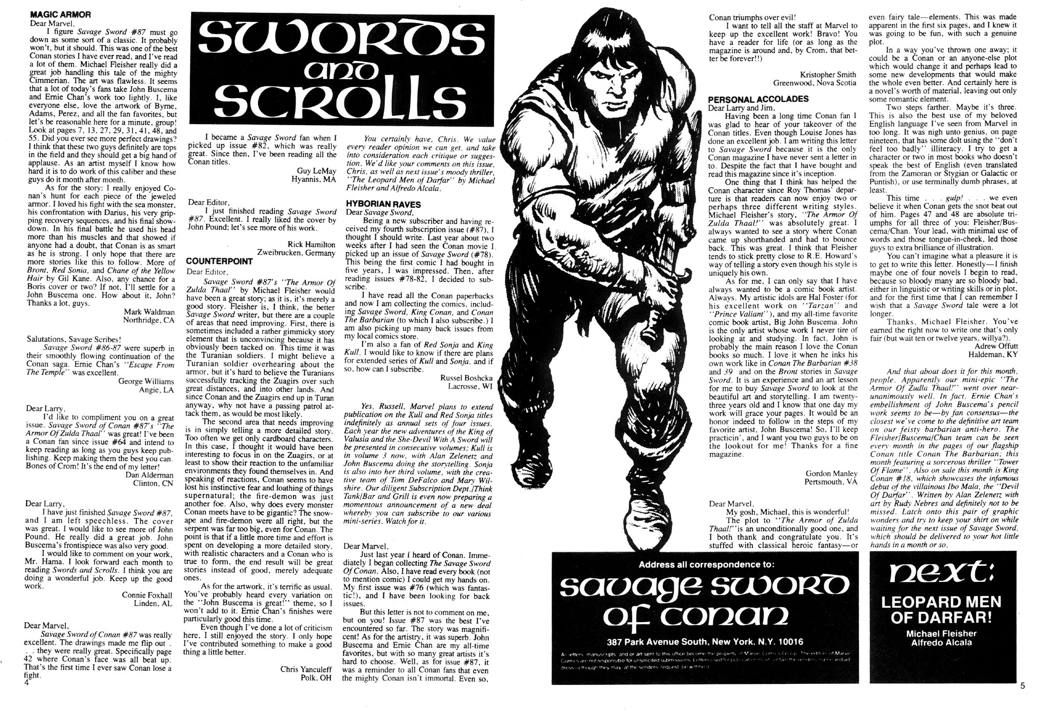 Read online The Savage Sword Of Conan comic -  Issue #91 - 4
