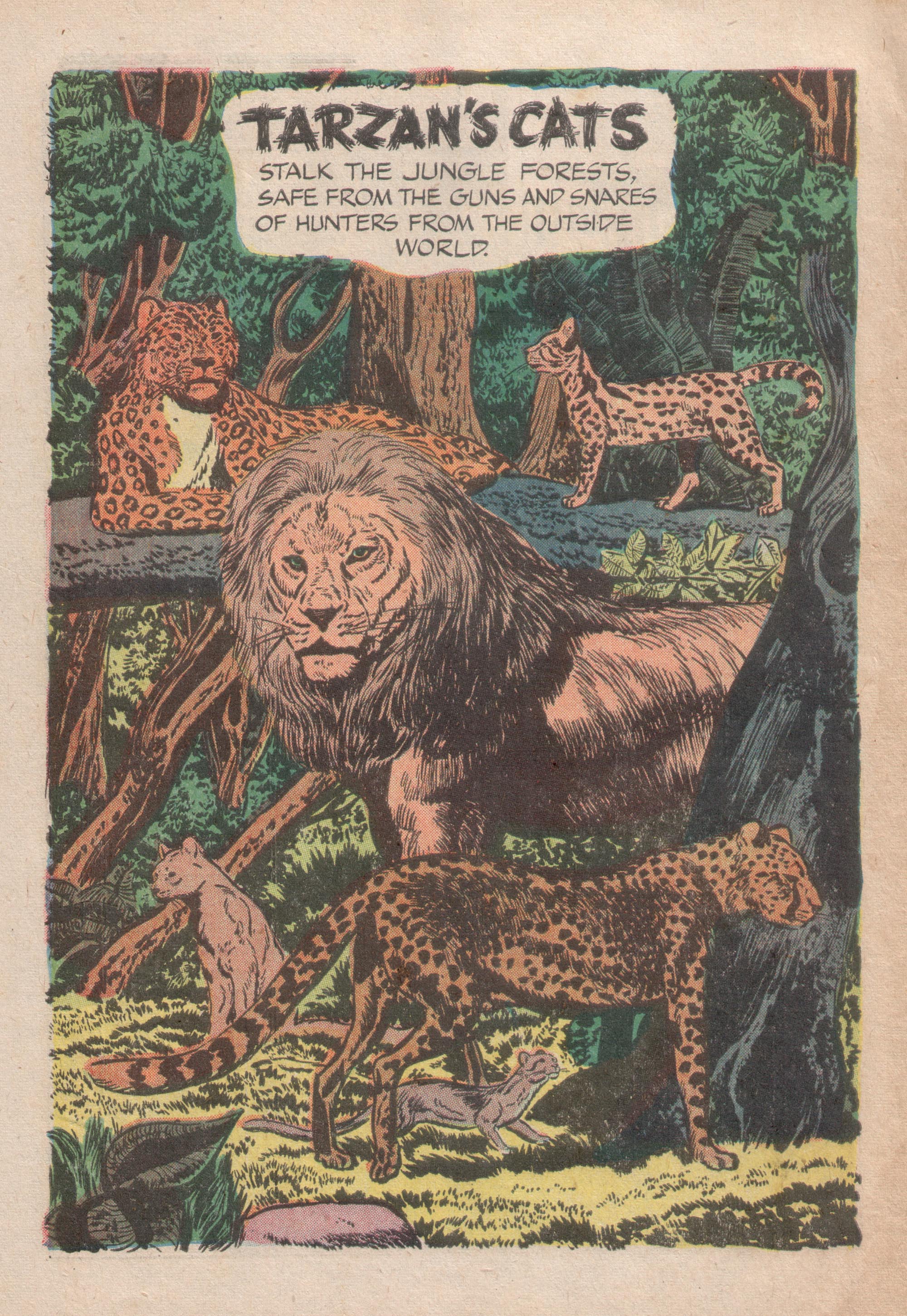 Read online Tarzan (1948) comic -  Issue #41 - 50