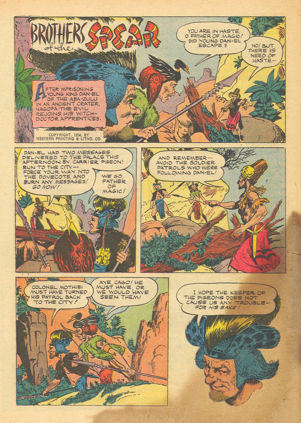 Read online Tarzan (1948) comic -  Issue #54 - 44