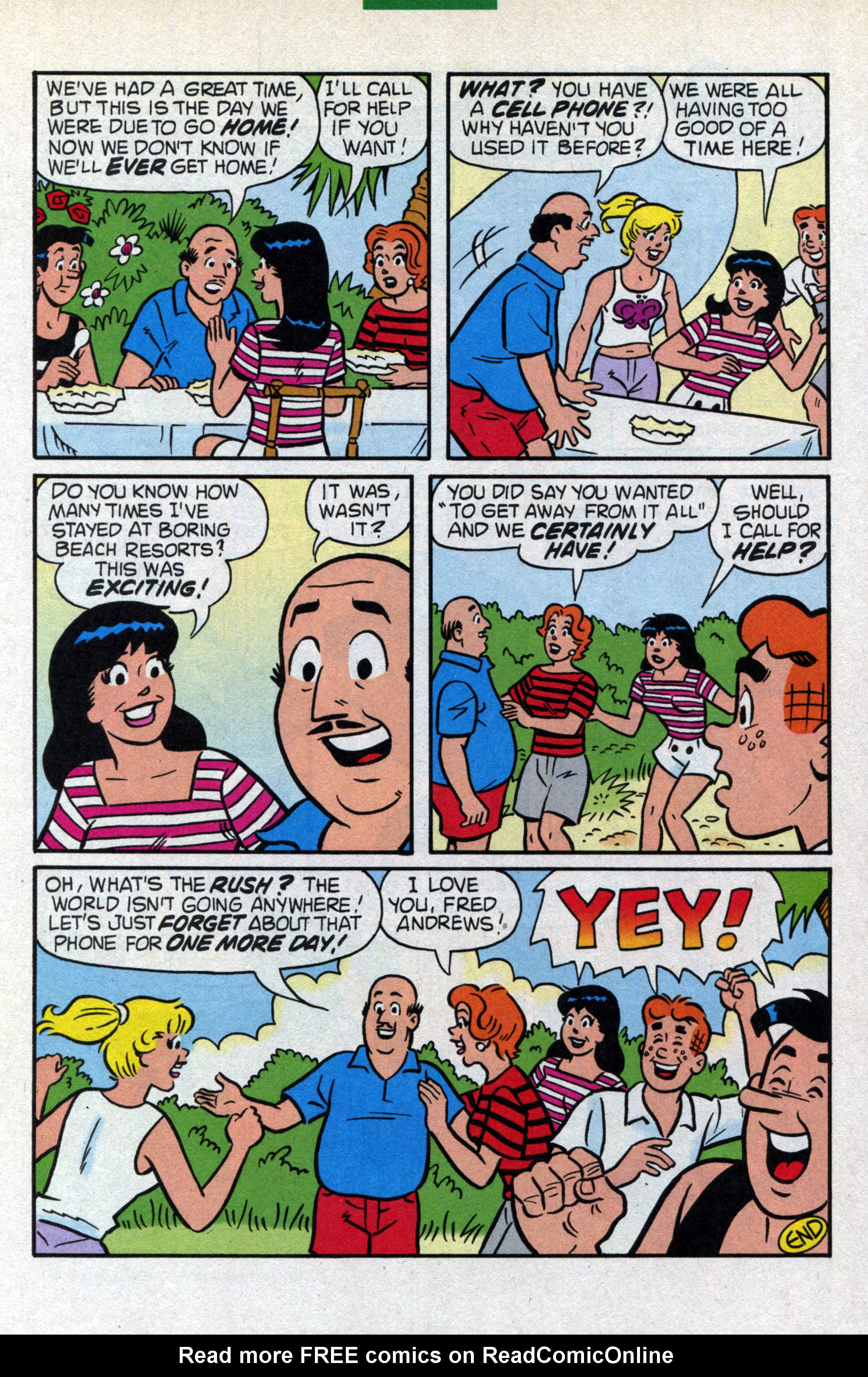 Read online Archie's Vacation Special comic -  Issue #8 - 16