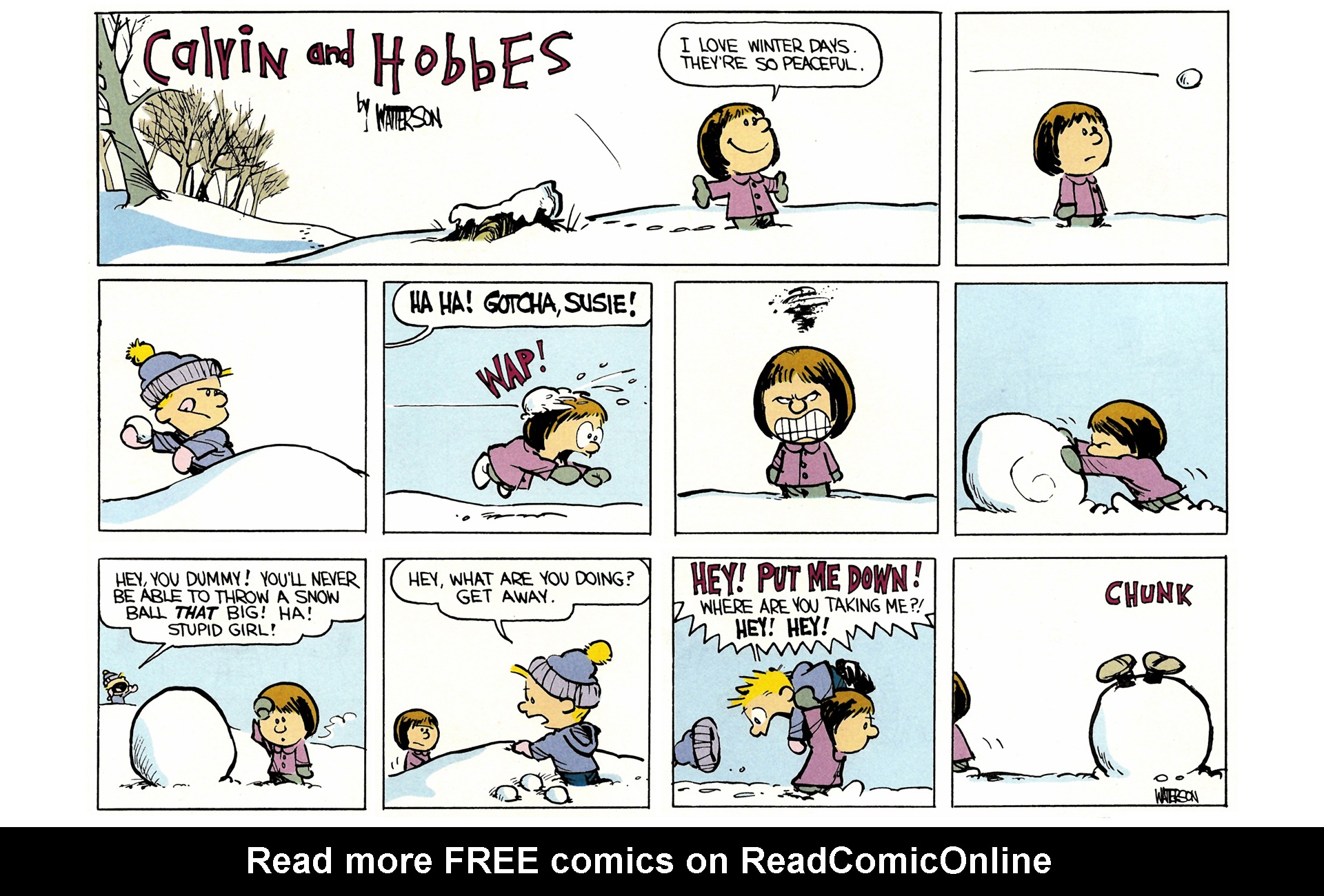 Read online Calvin and Hobbes comic -  Issue #1 - 33