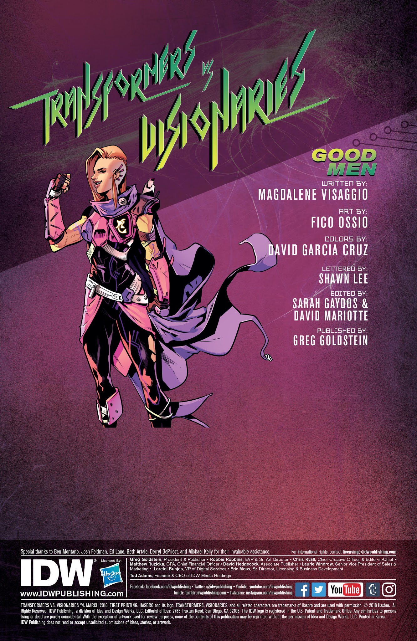 Read online Transformers vs. Visionaries comic -  Issue #4 - 2