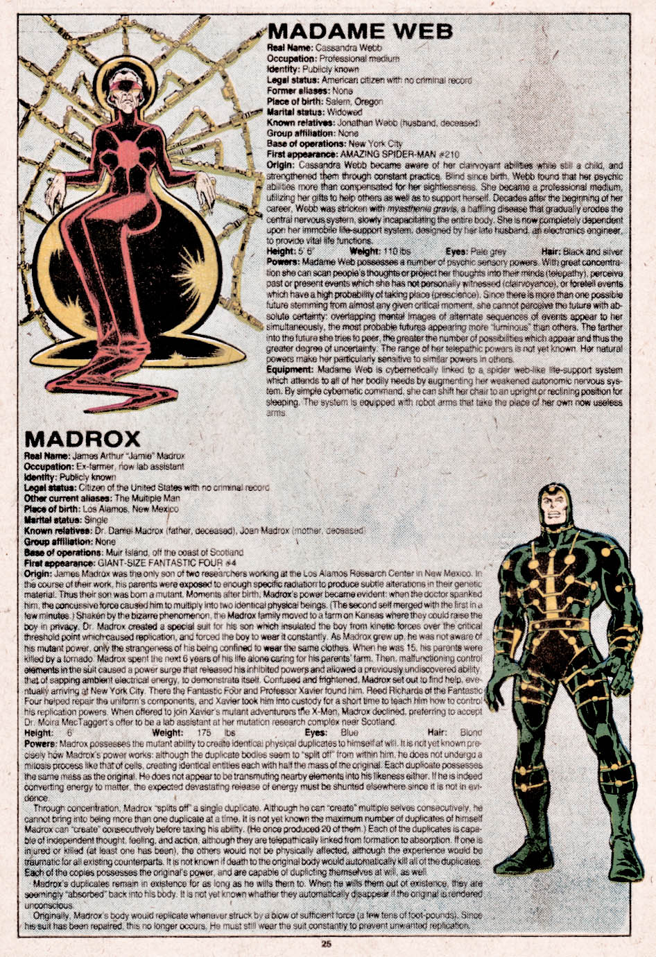 Read online The Official Handbook of the Marvel Universe comic -  Issue #6 - 26