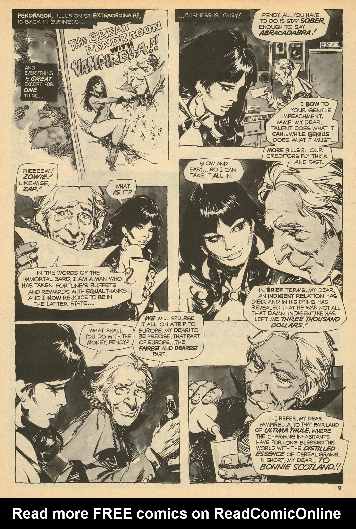 Read online Vampirella (1969) comic -  Issue #28 - 9