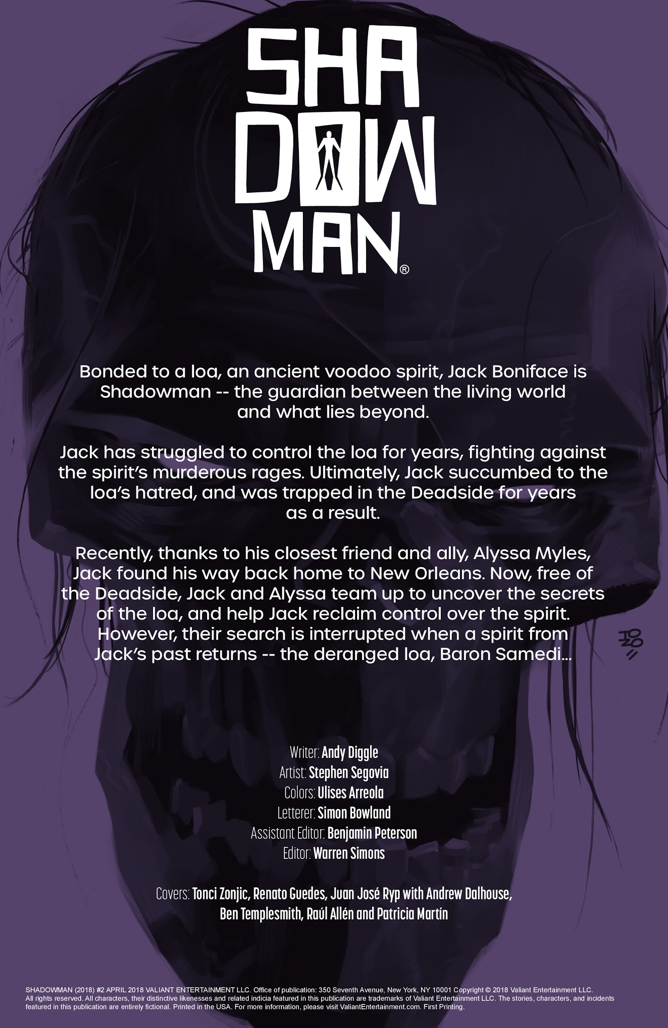 Read online Shadowman (2018) comic -  Issue #2 - 2