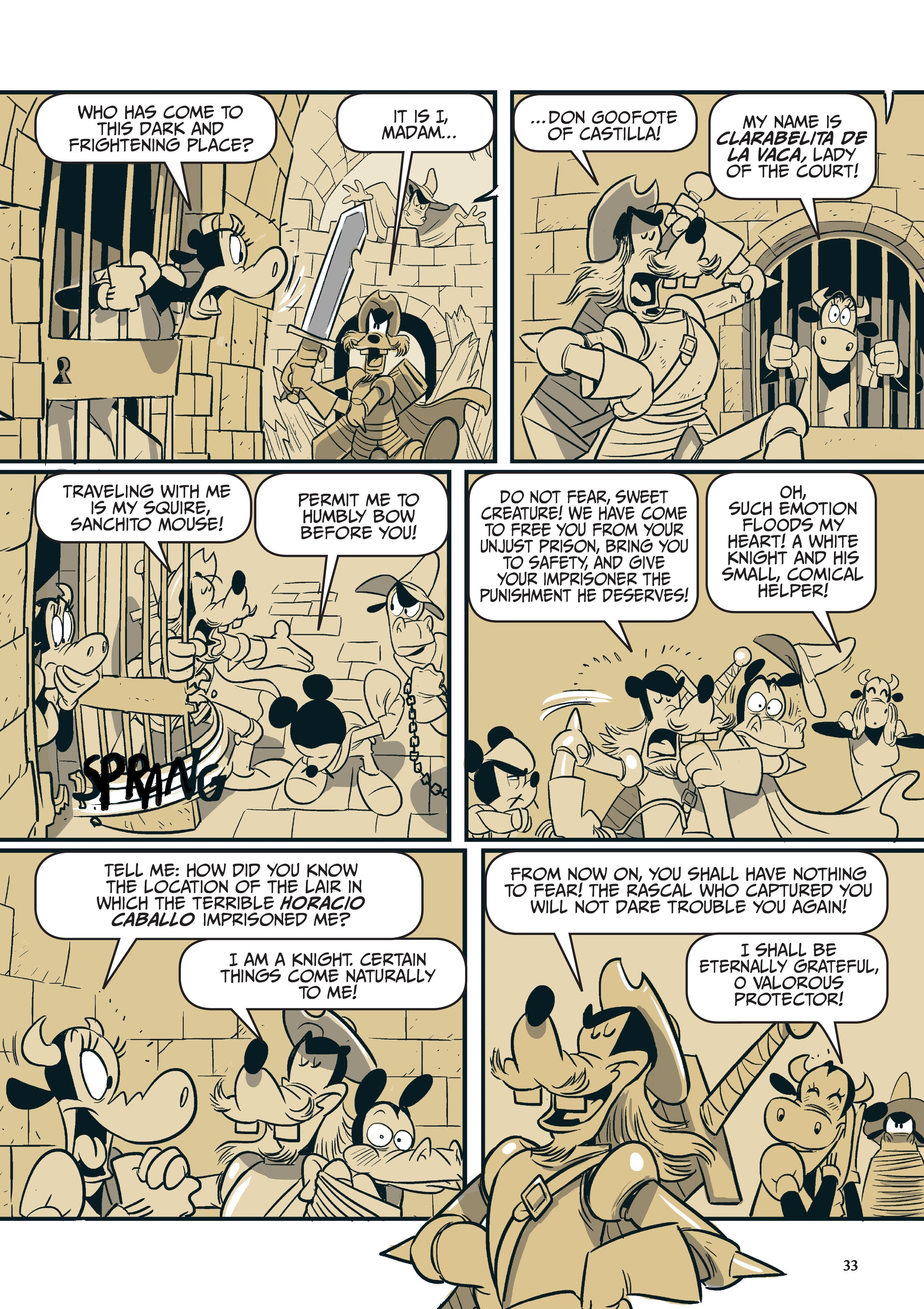 Read online Disney Don Quixote, Starring Goofy and Mickey Mouse comic -  Issue # TPB - 34