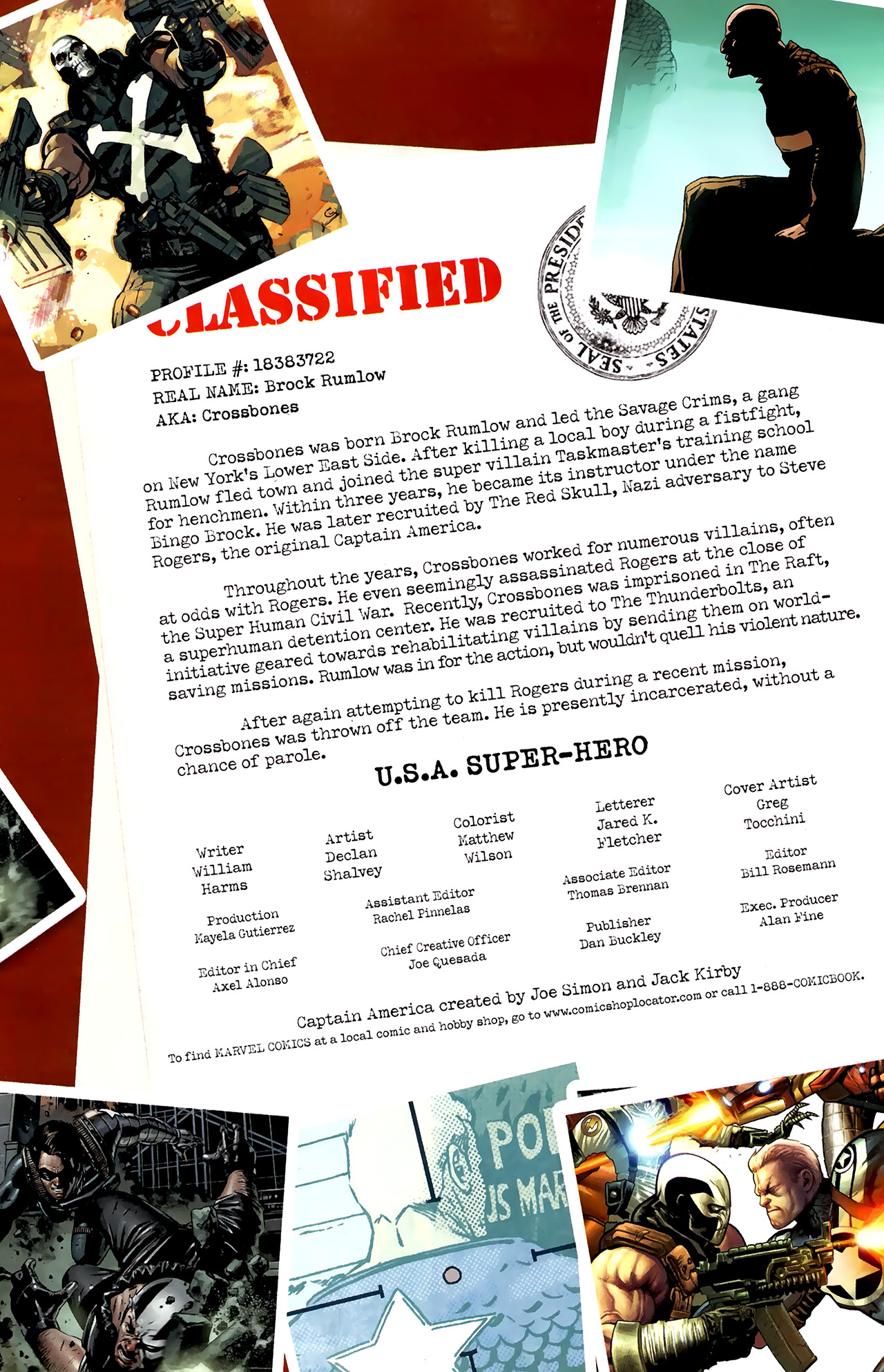 Read online Captain America And Crossbones comic -  Issue # Full - 2