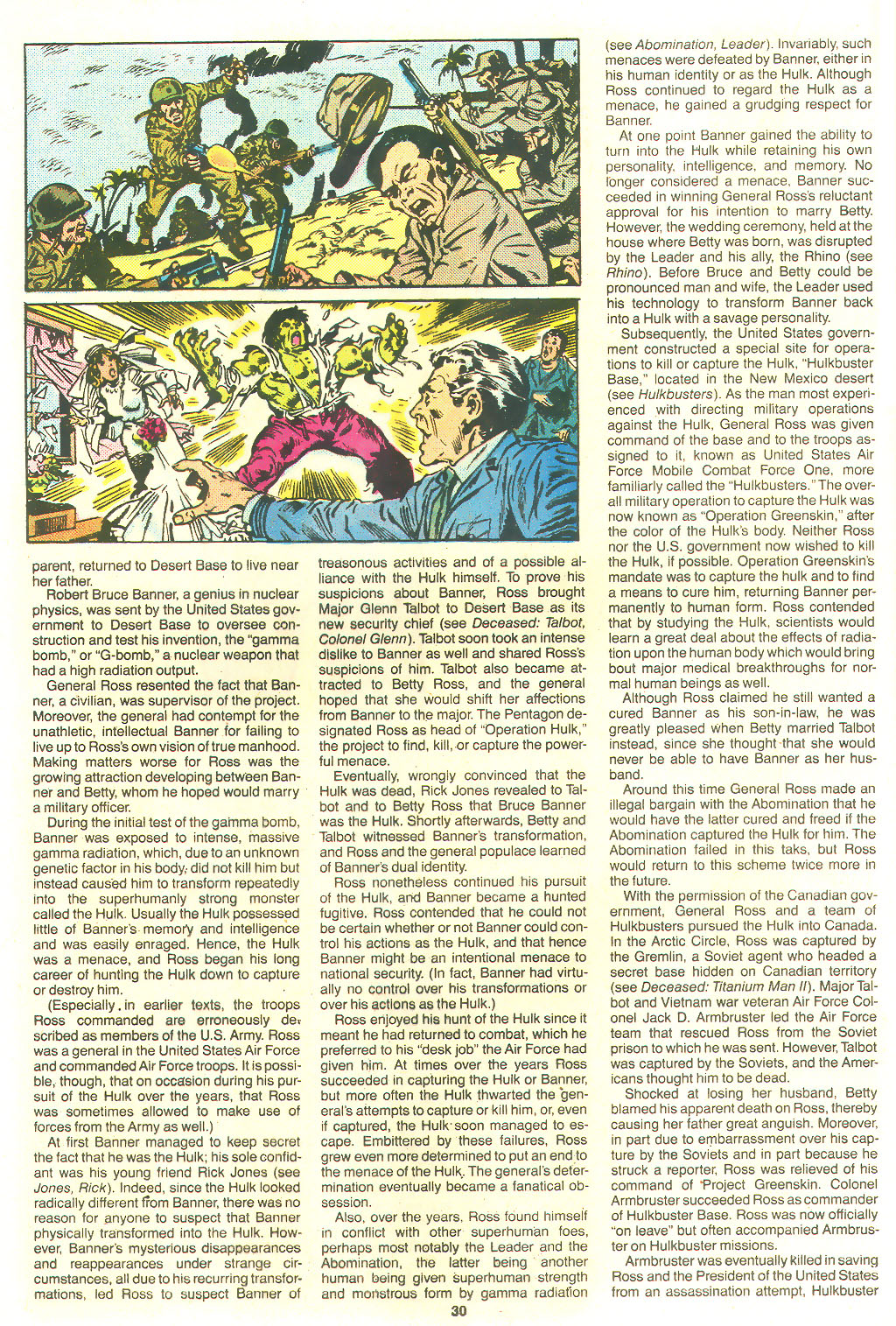 Read online The Official Handbook of the Marvel Universe Deluxe Edition comic -  Issue #19 - 32