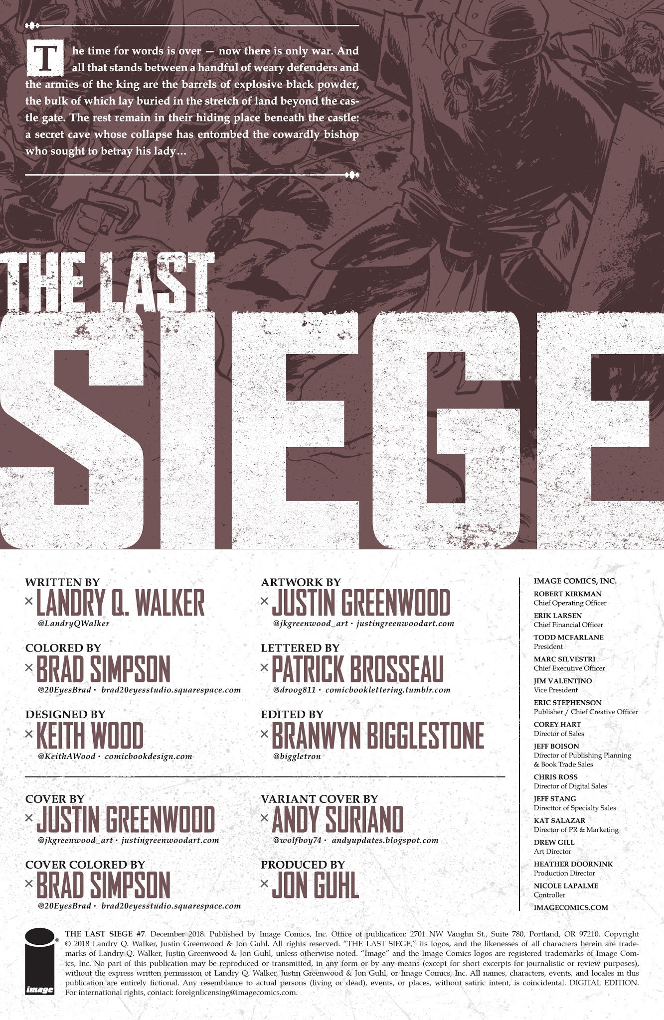 Read online The Last Siege comic -  Issue #7 - 2