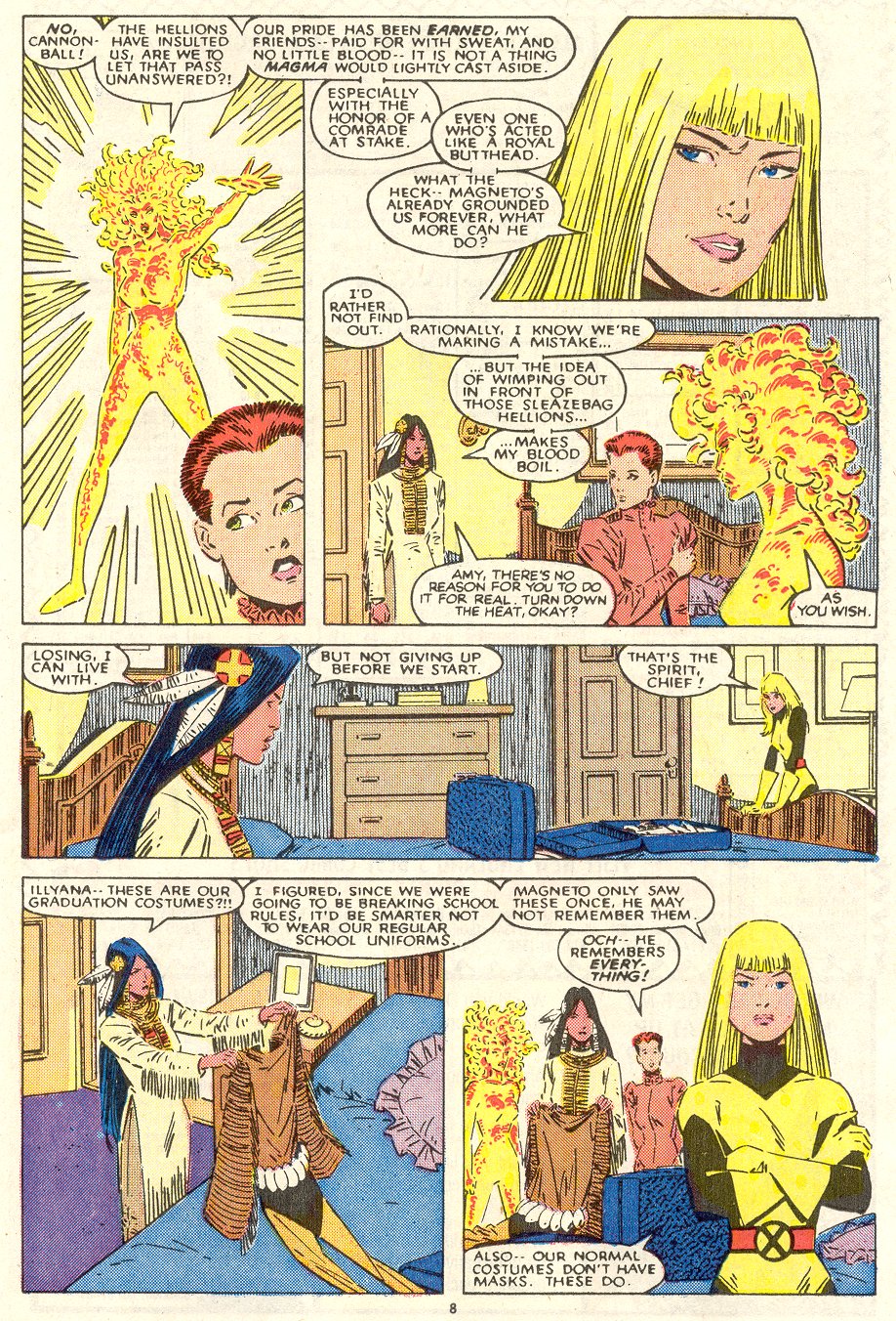 The New Mutants Issue #54 #61 - English 9