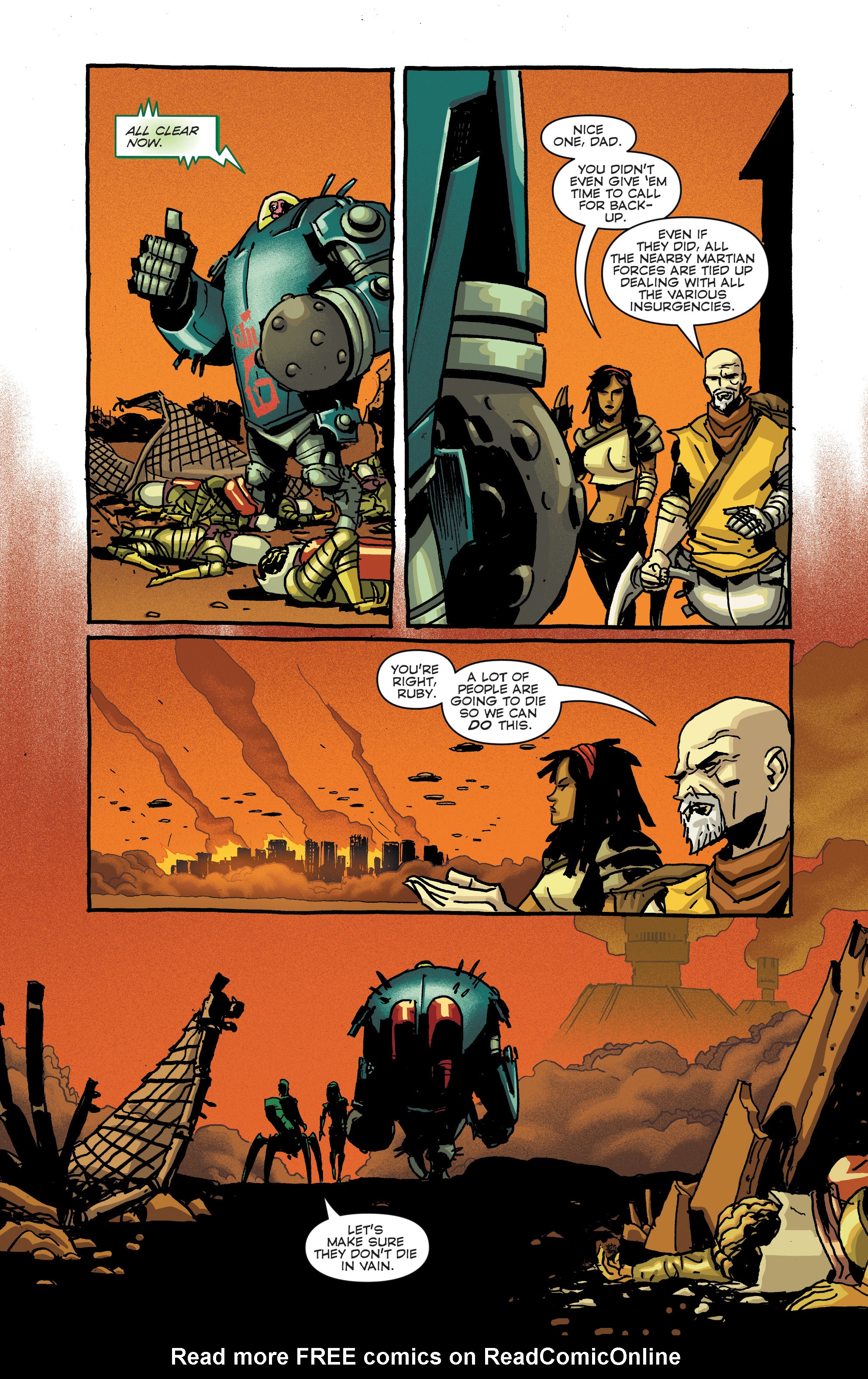 Read online Mars Attacks: Occupation comic -  Issue #5 - 13
