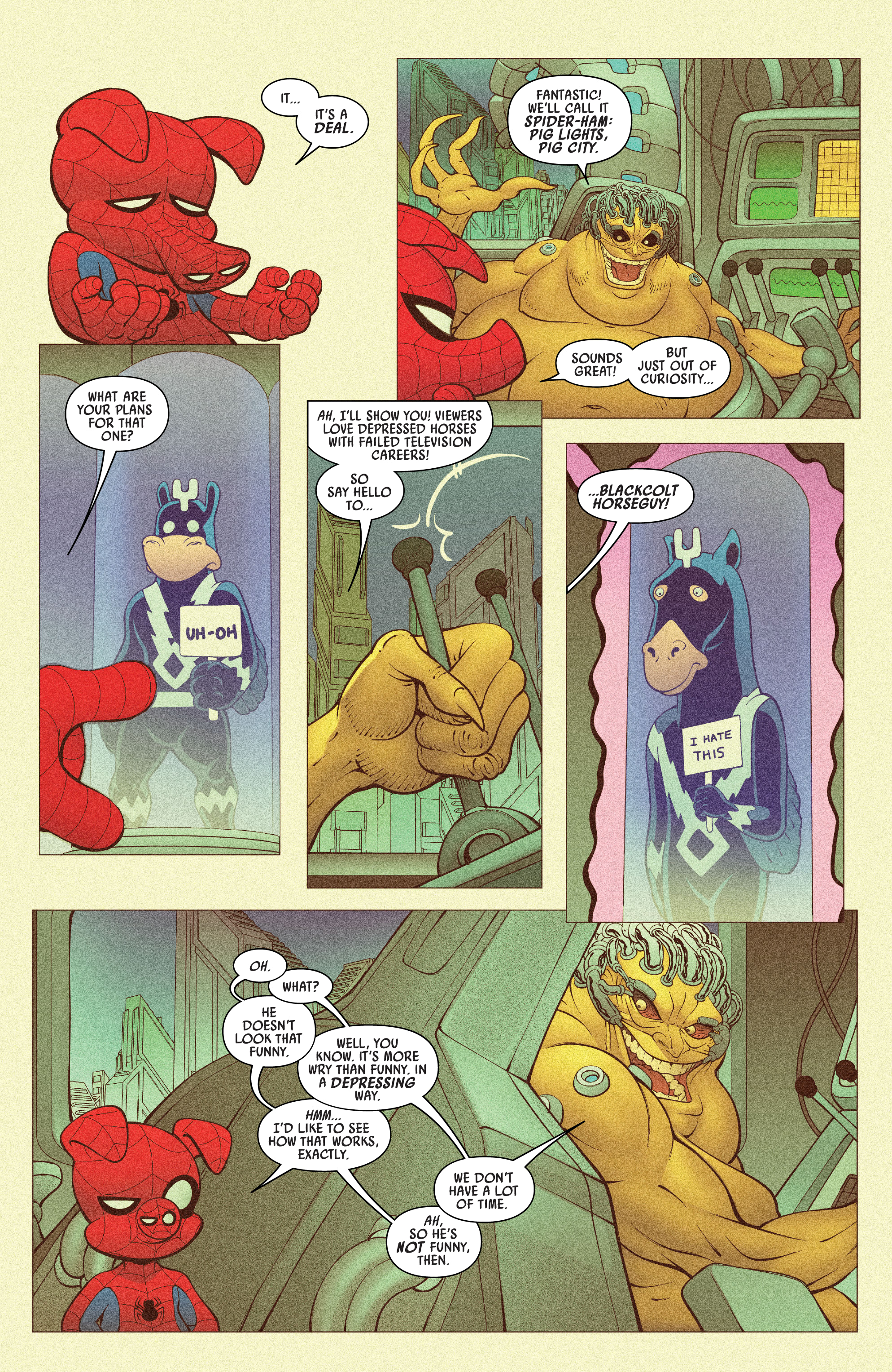 Read online Spider-Ham comic -  Issue #5 - 12