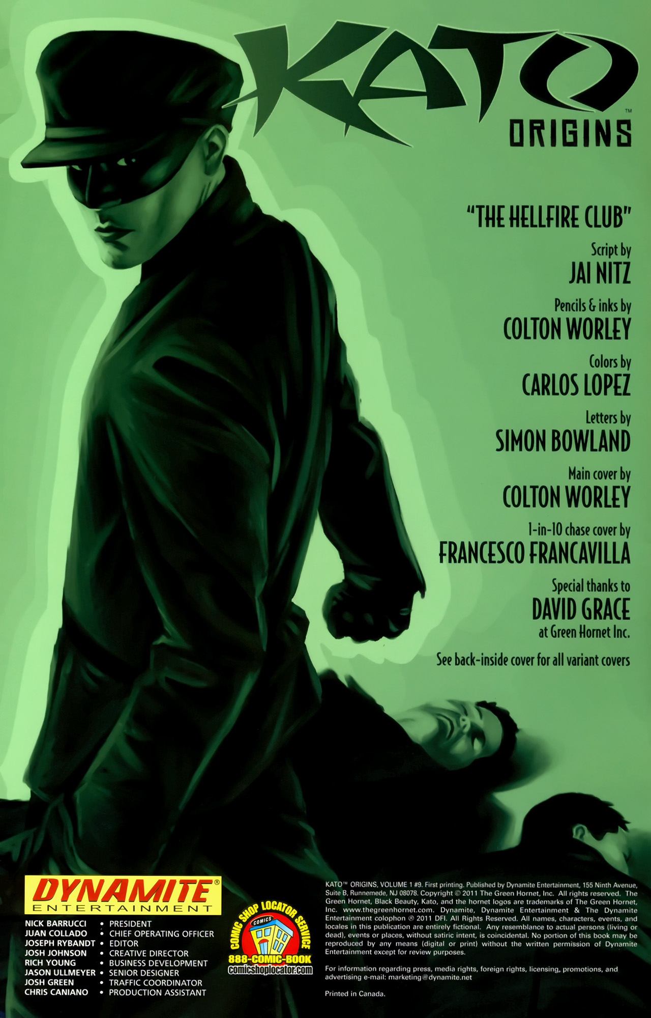 Read online Kato Origins comic -  Issue #9 - 2