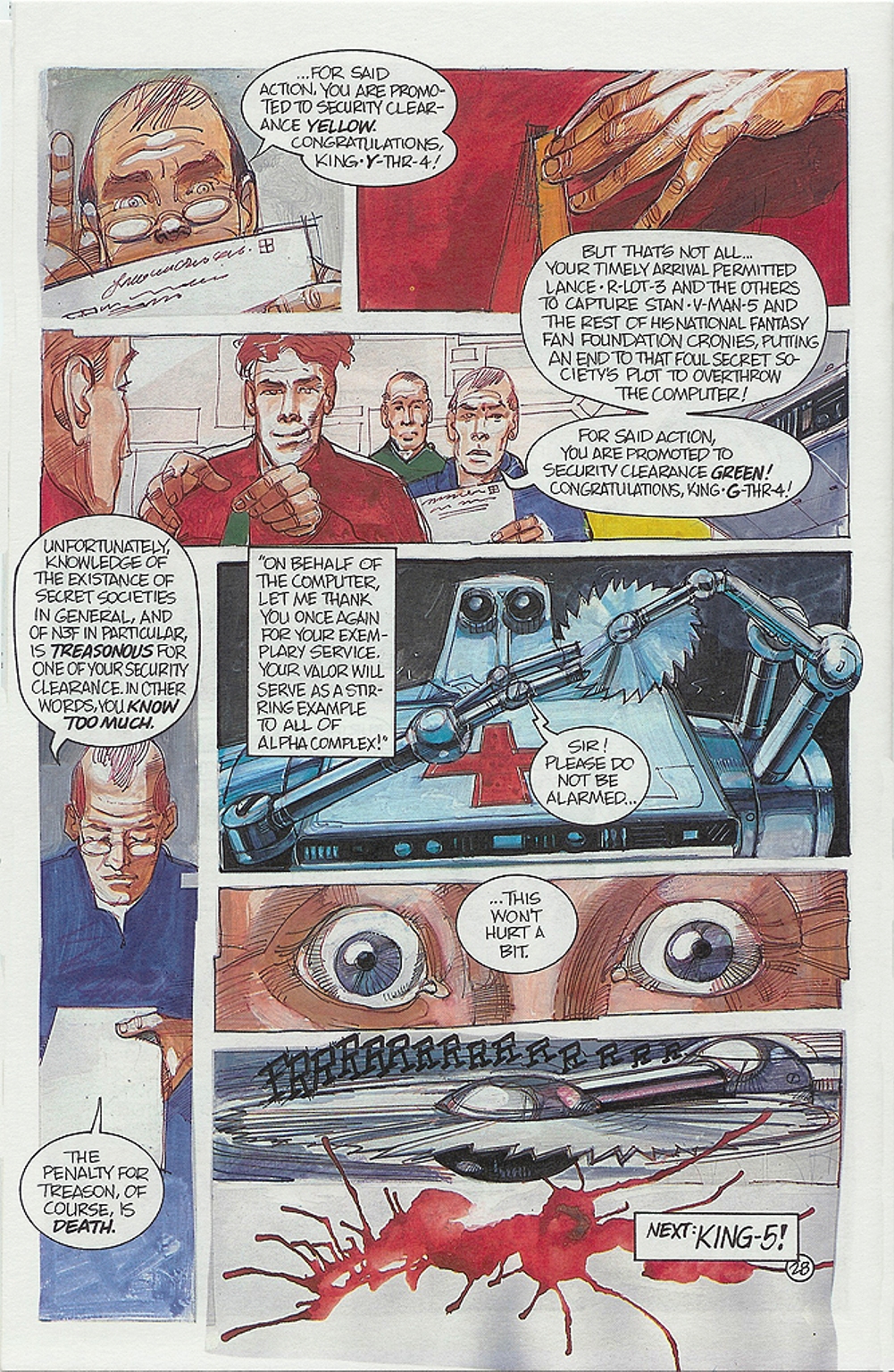 Read online Paranoia comic -  Issue #4 - 30