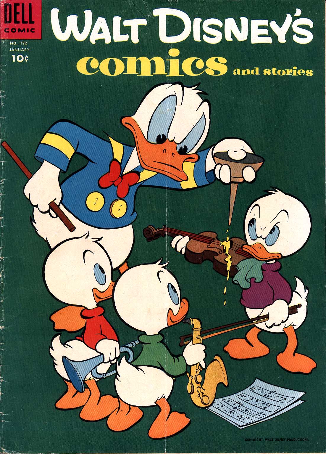 Read online Walt Disney's Comics and Stories comic -  Issue #172 - 1