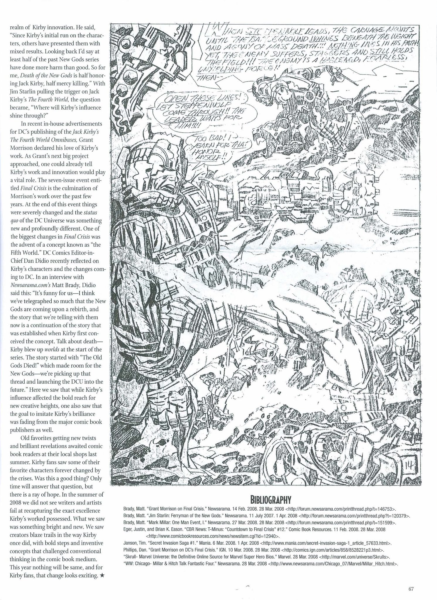 Read online The Jack Kirby Collector comic -  Issue #52 - 68