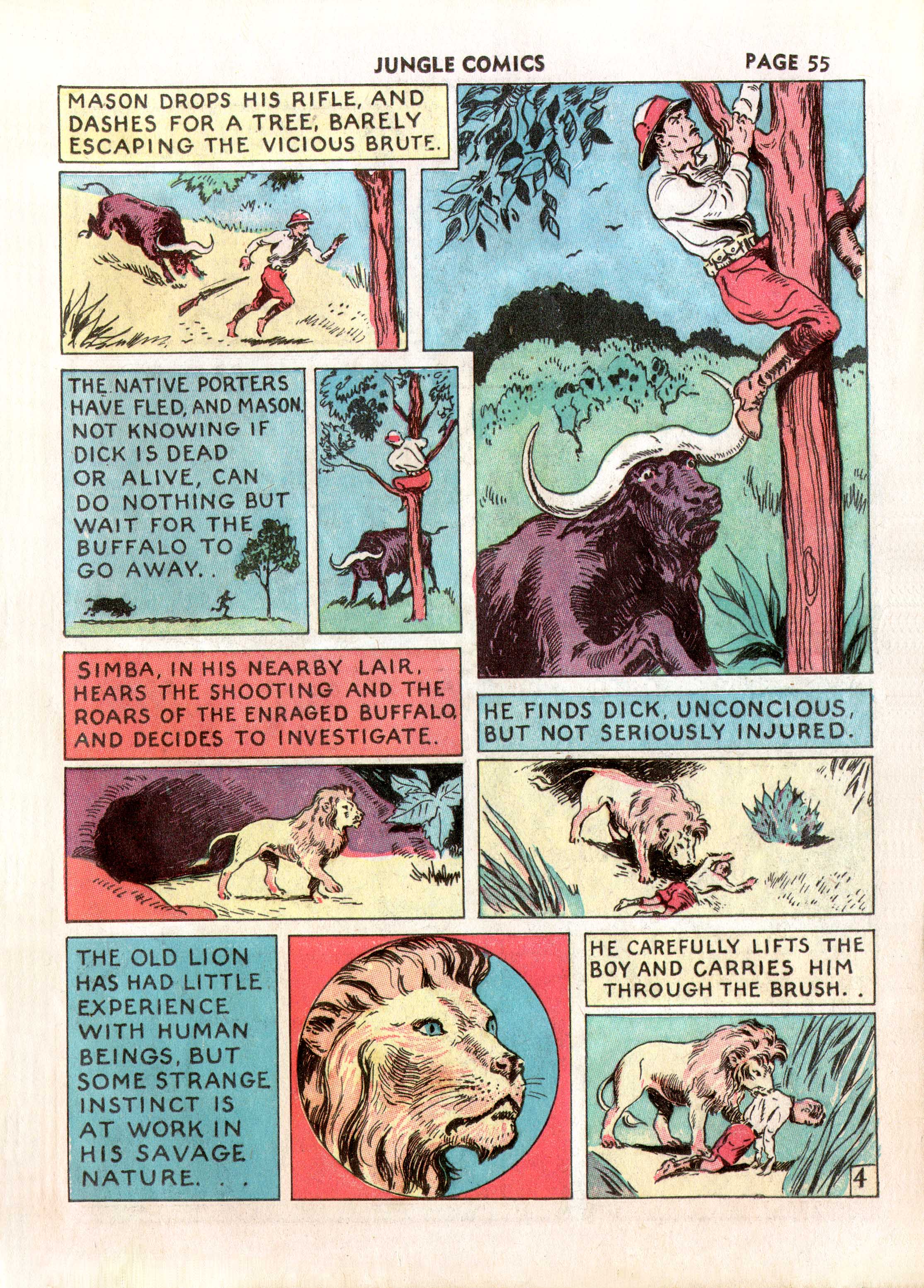 Read online Jungle Comics comic -  Issue #2 - 57