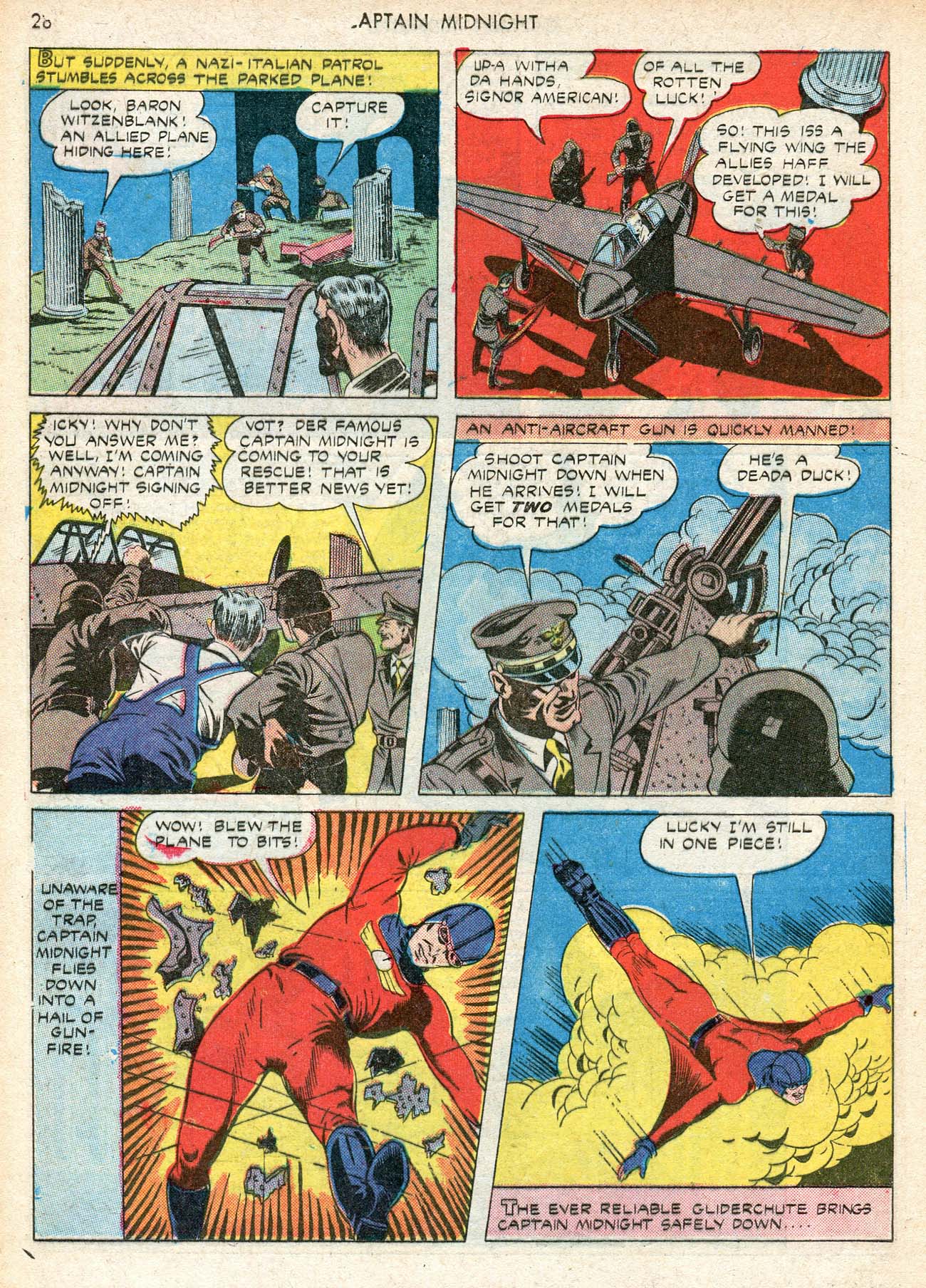 Read online Captain Midnight (1942) comic -  Issue #12 - 28