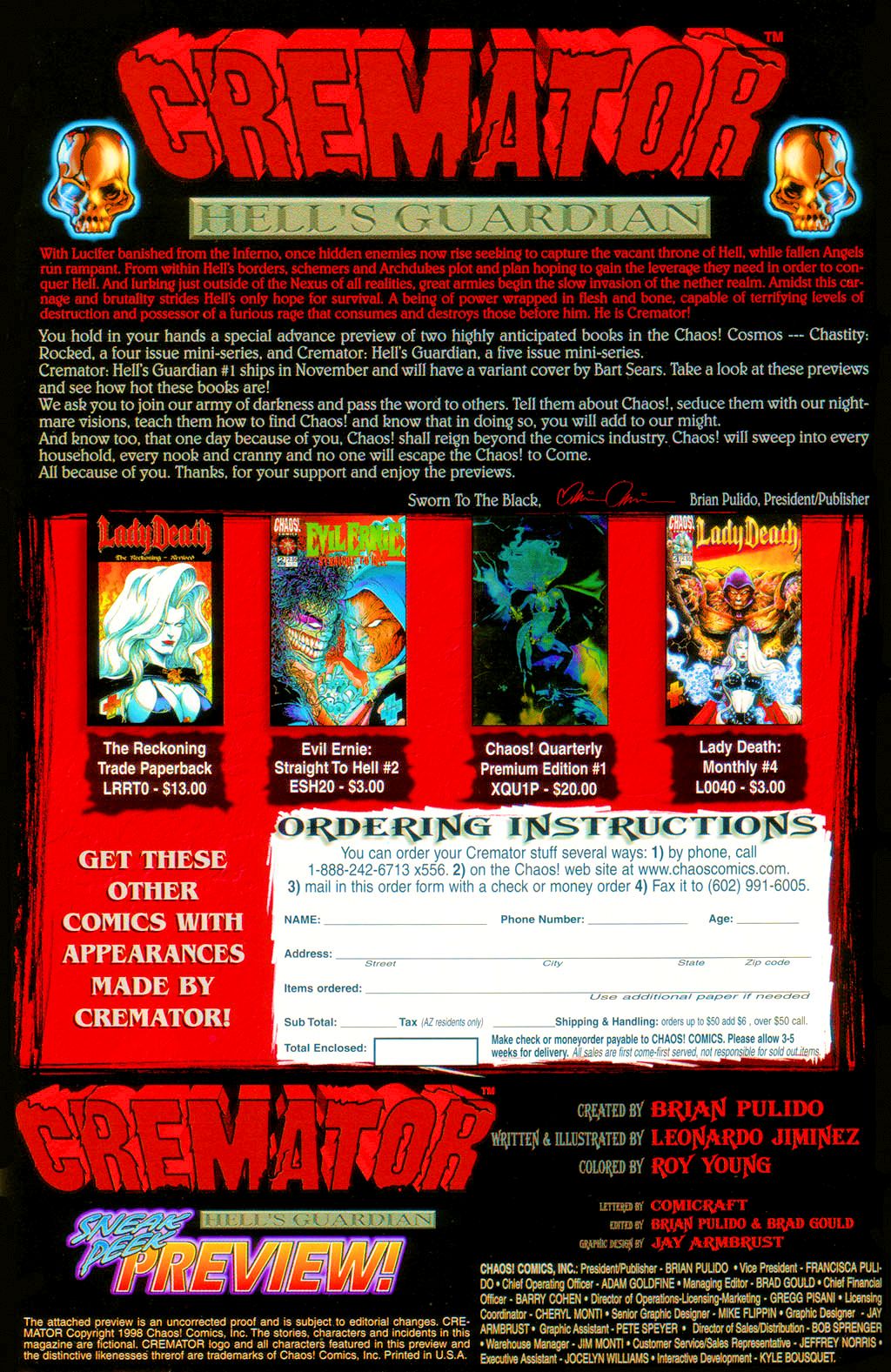Read online Chastity: Rocked comic -  Issue #0 - 12