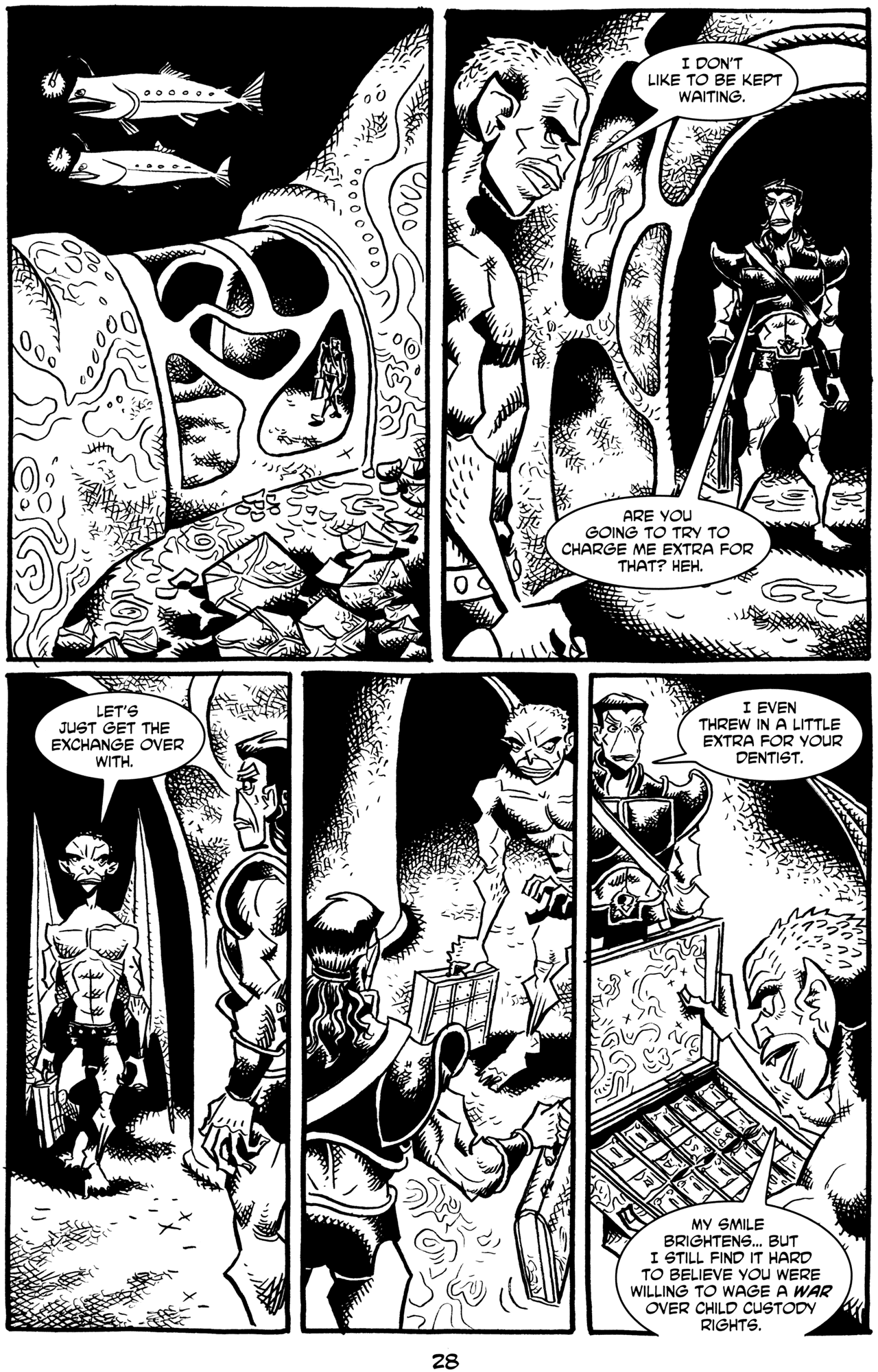 Read online Raphael Bad Moon Rising comic -  Issue #4 - 28