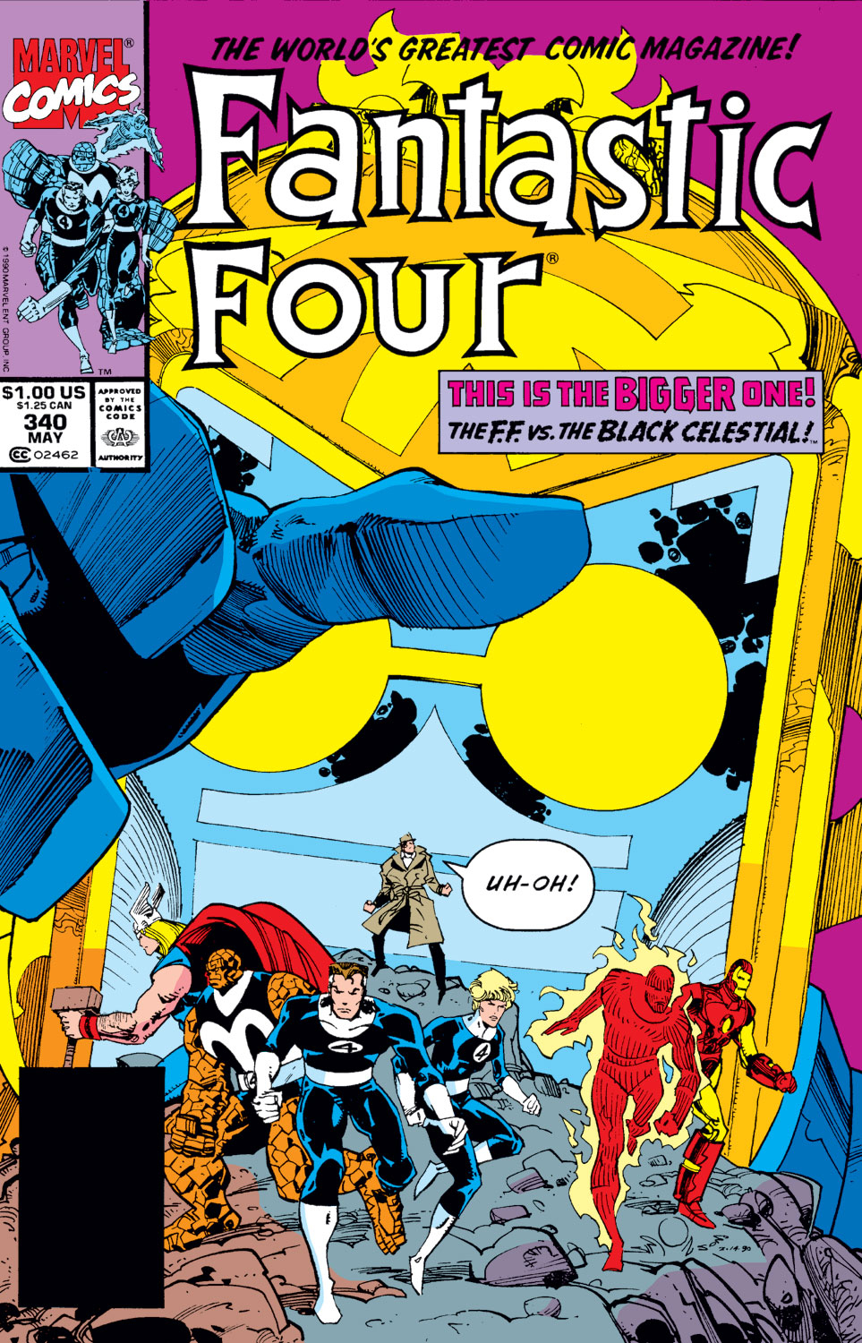 Read online Fantastic Four (1961) comic -  Issue #340 - 1