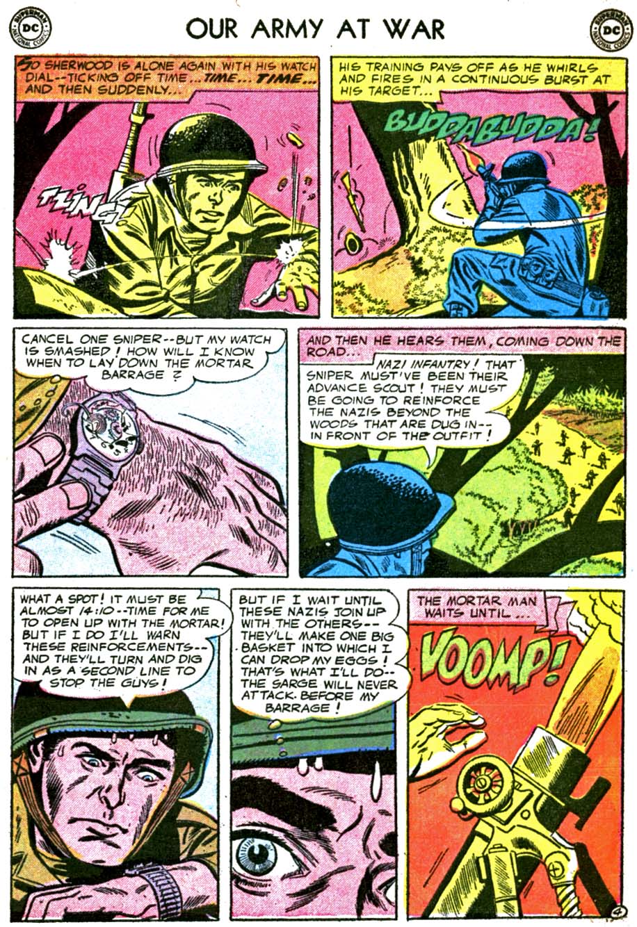 Read online Our Army at War (1952) comic -  Issue #46 - 31