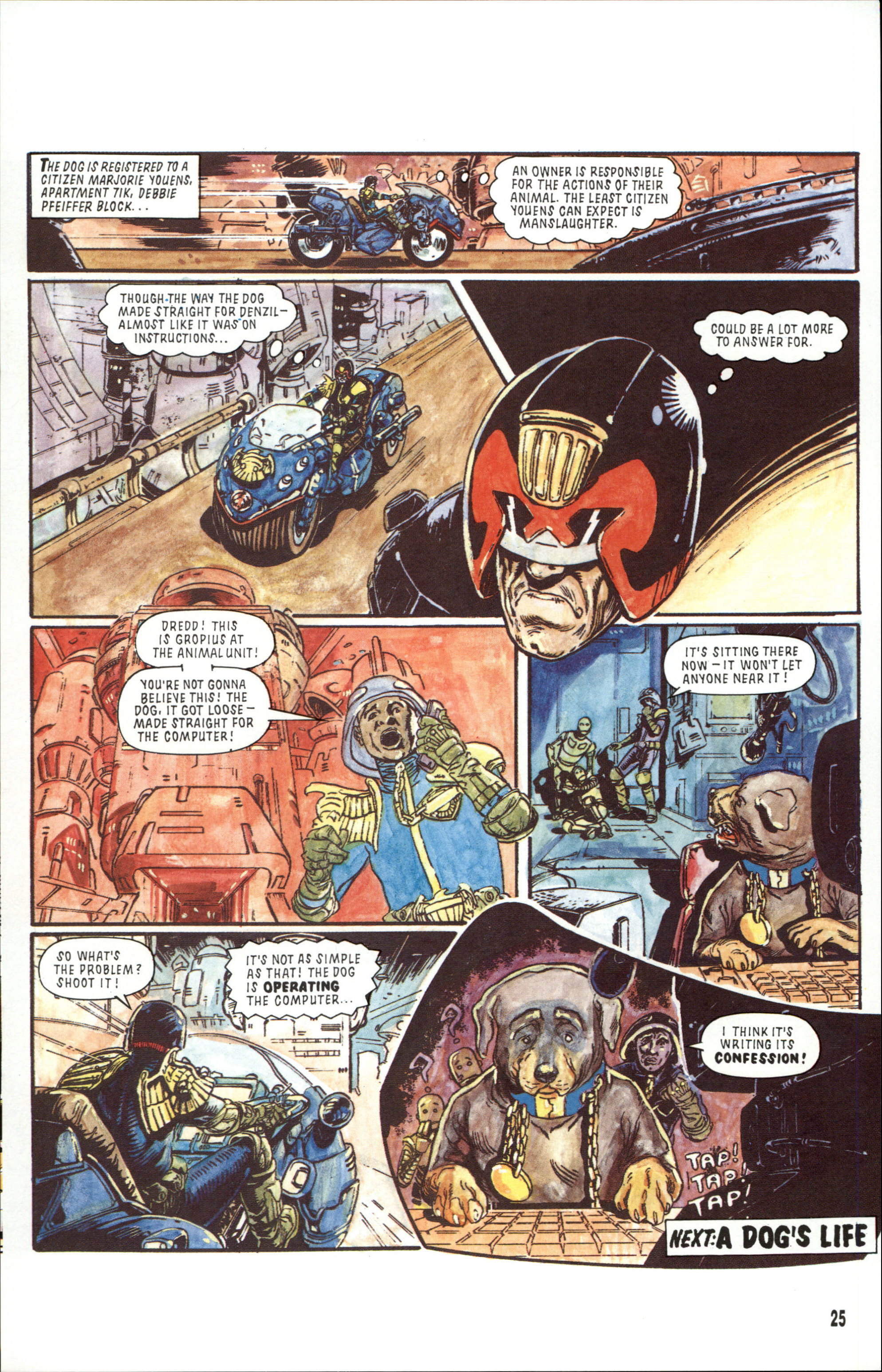 Read online Dredd Rules! comic -  Issue #9 - 27