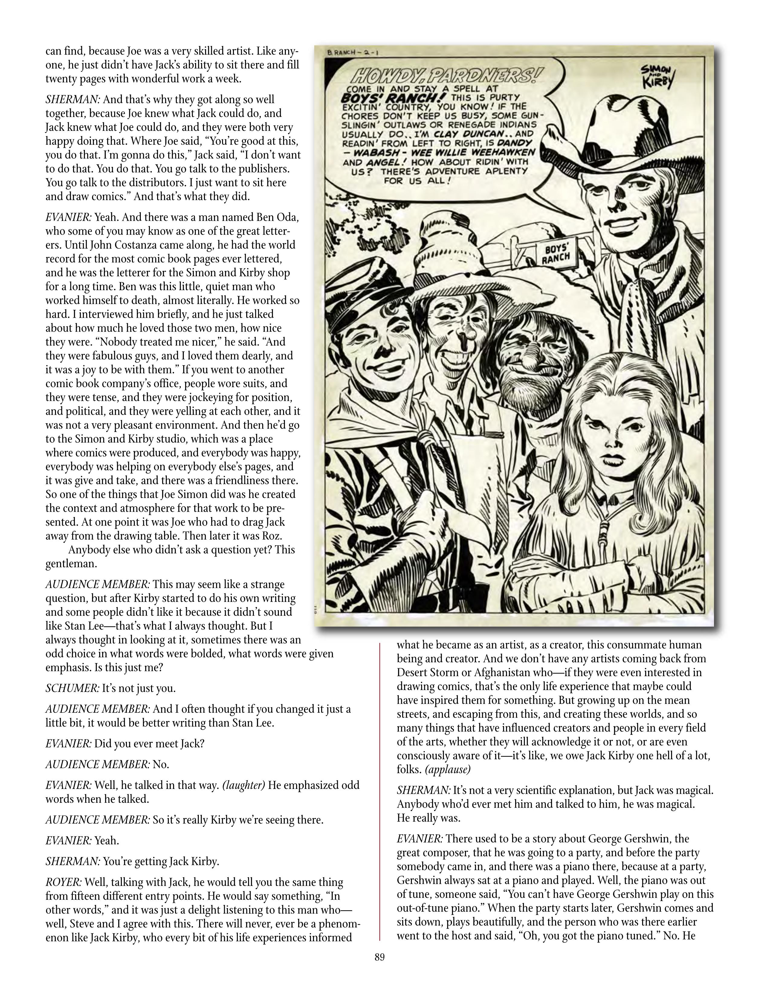Read online The Jack Kirby Collector comic -  Issue #71 - 91