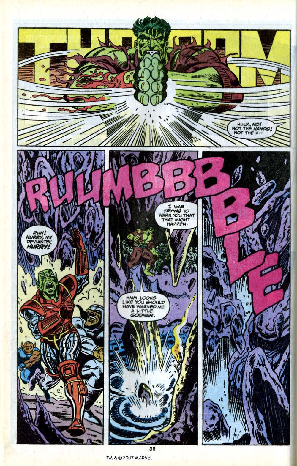 Read online The Incredible Hulk Annual comic -  Issue #17 - 40