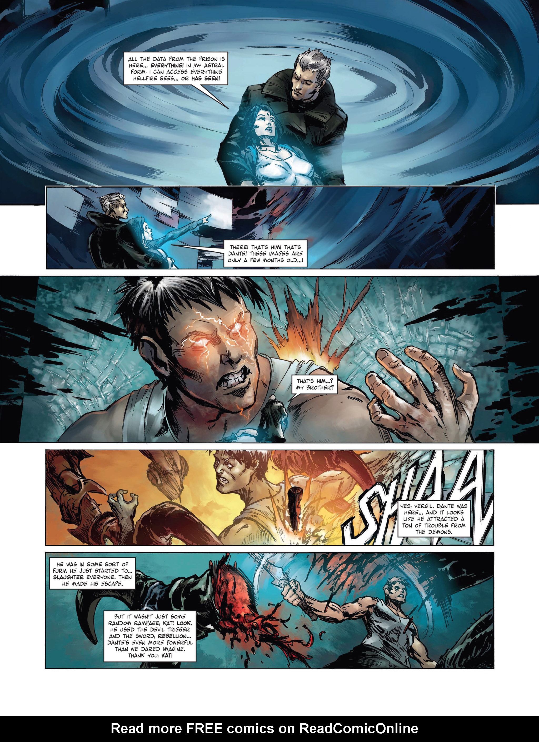 Read online DmC Devil May Cry: The Chronicles of Vergil comic -  Issue #2 - 13
