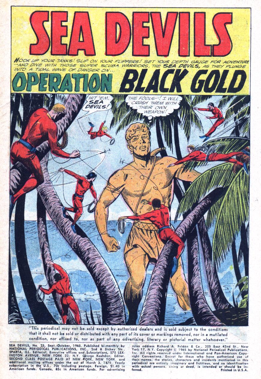 Read online Sea Devils comic -  Issue #25 - 4