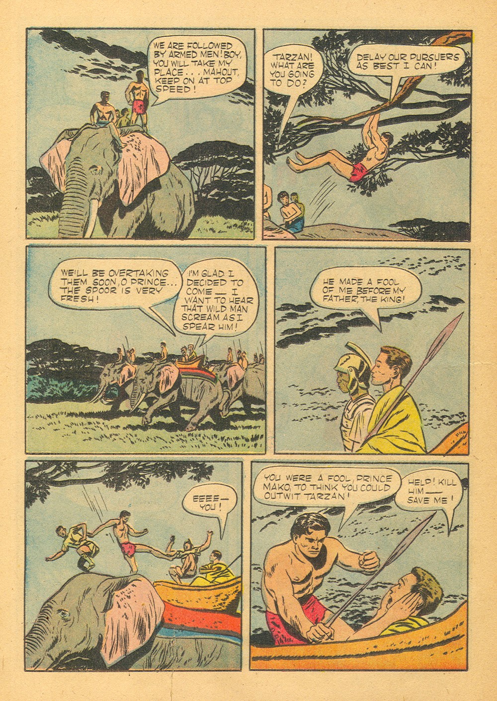 Read online Tarzan (1948) comic -  Issue #19 - 24