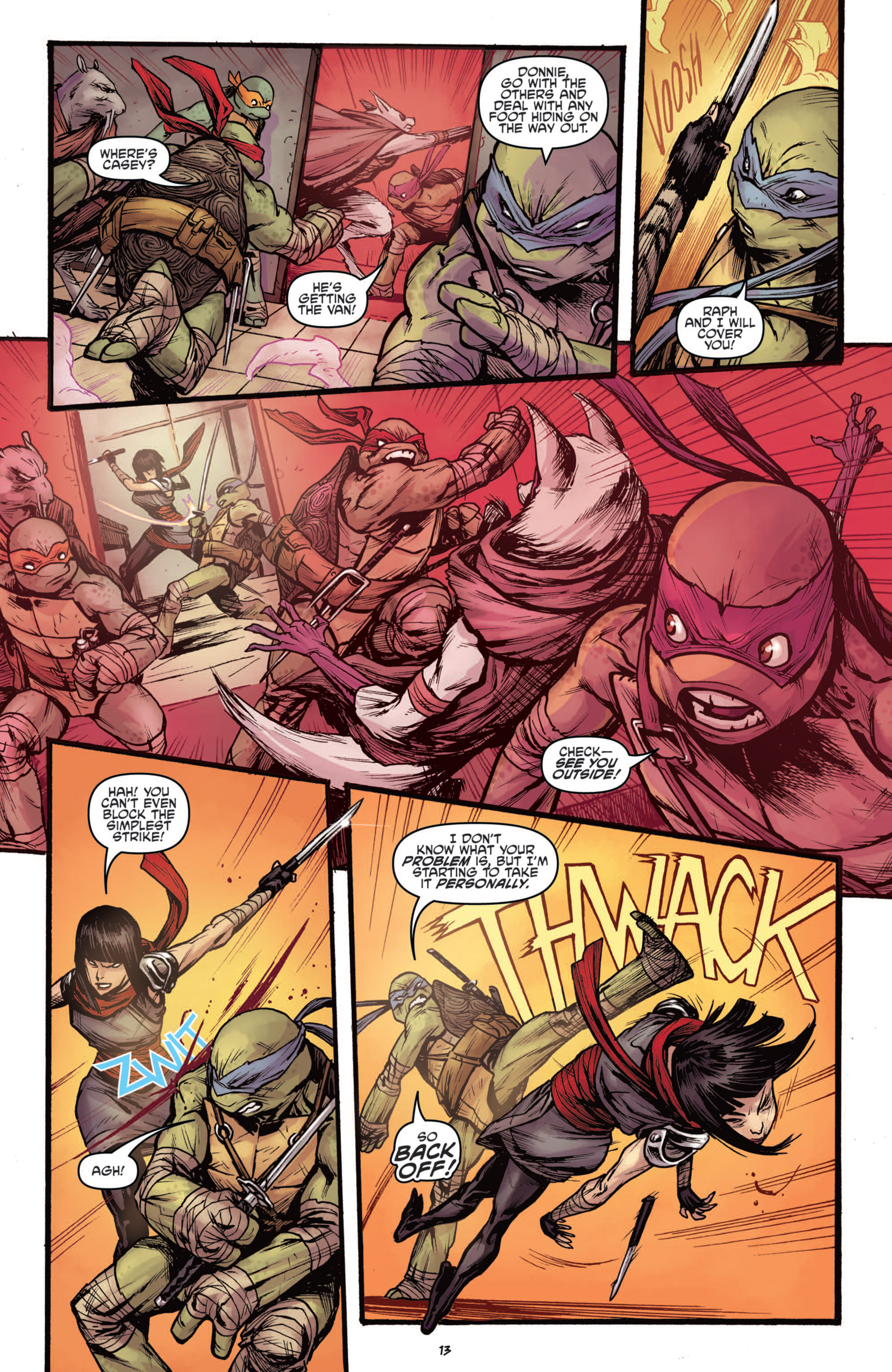 Read online Teenage Mutant Ninja Turtles: The Secret History of the Foot Clan comic -  Issue #3 - 14
