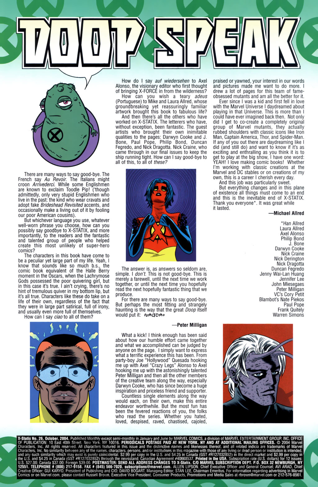 Read online X-Statix comic -  Issue #26 - 25
