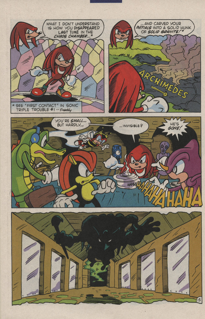 Read online Sonic's Friendly Nemesis, Knuckles comic -  Issue #1 - 22