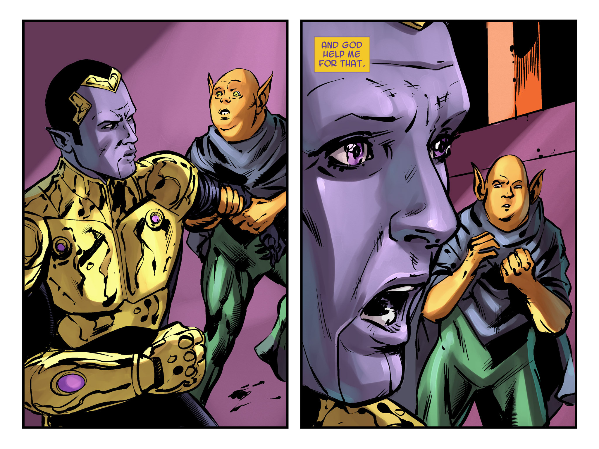 Read online Thanos: A God Up There Listening comic -  Issue # TPB - 253