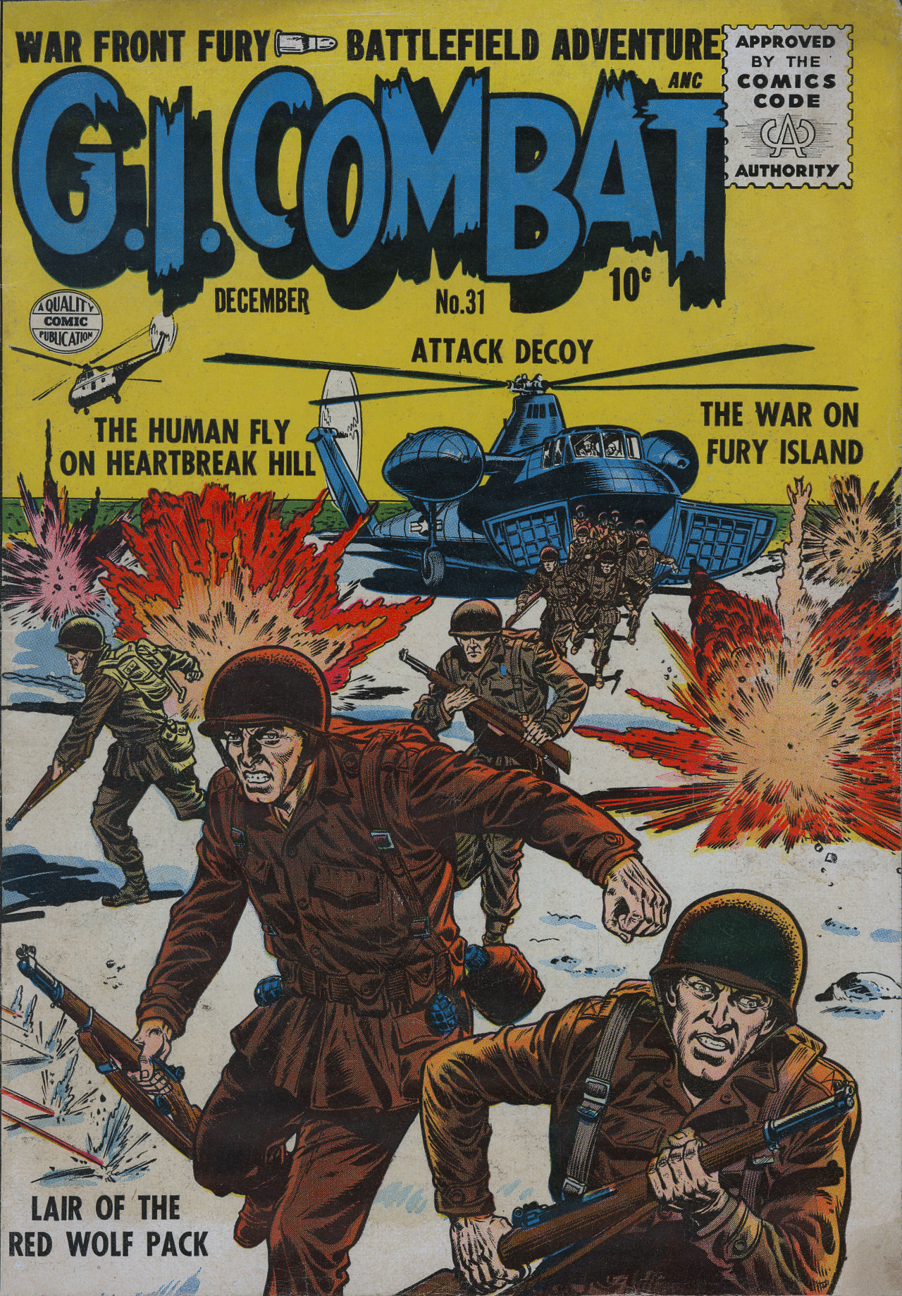 Read online G.I. Combat (1952) comic -  Issue #31 - 1