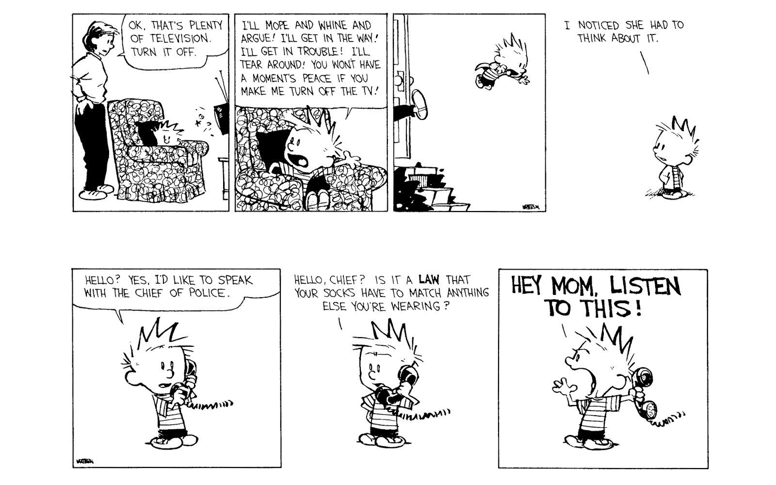 Calvin and Hobbes issue 10 - Page 165