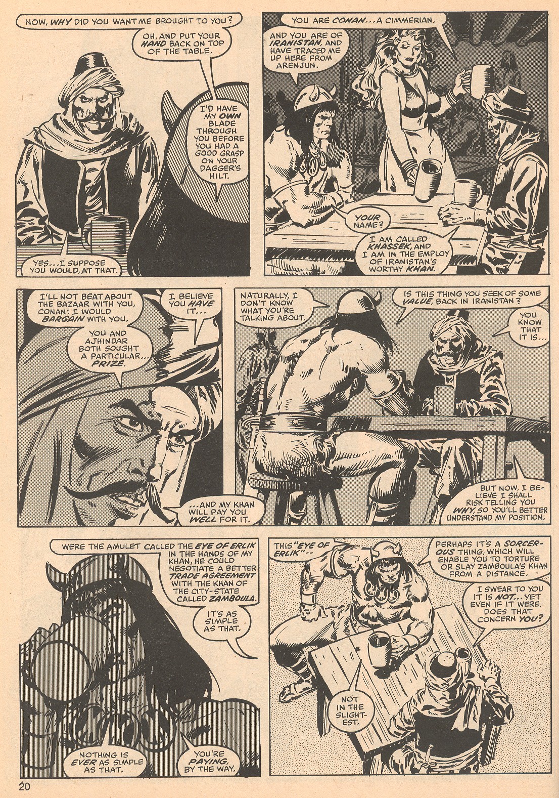 Read online The Savage Sword Of Conan comic -  Issue #56 - 20