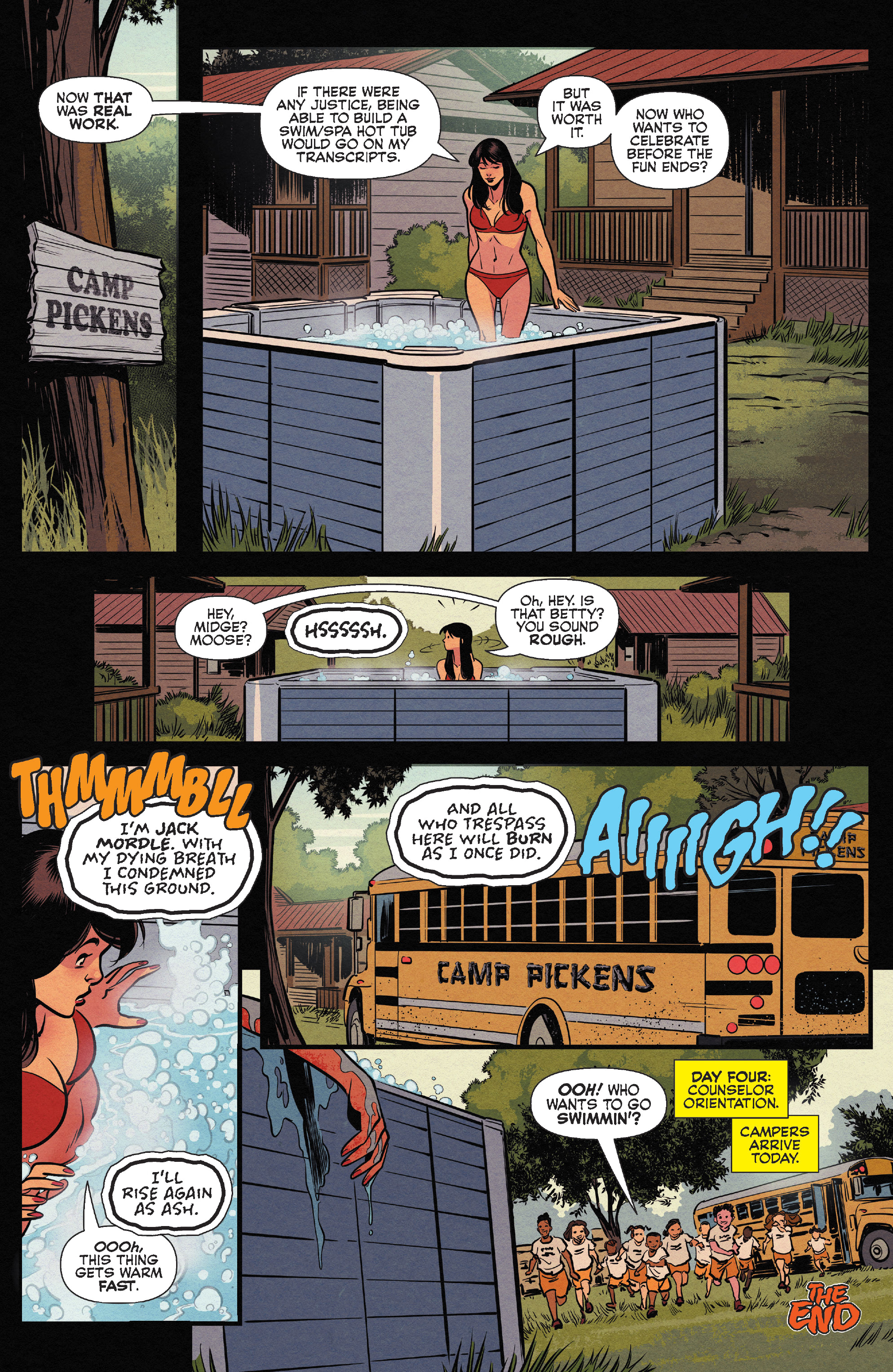 Read online Chilling Adventures Presents … Camp Pickens comic -  Issue # Full - 19