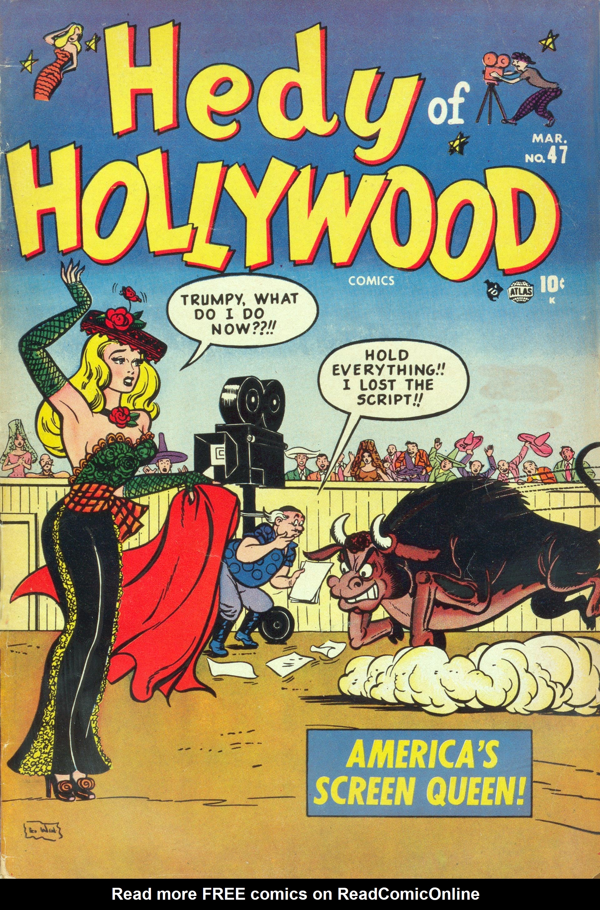Read online Hedy Of Hollywood Comics comic -  Issue #47 - 1