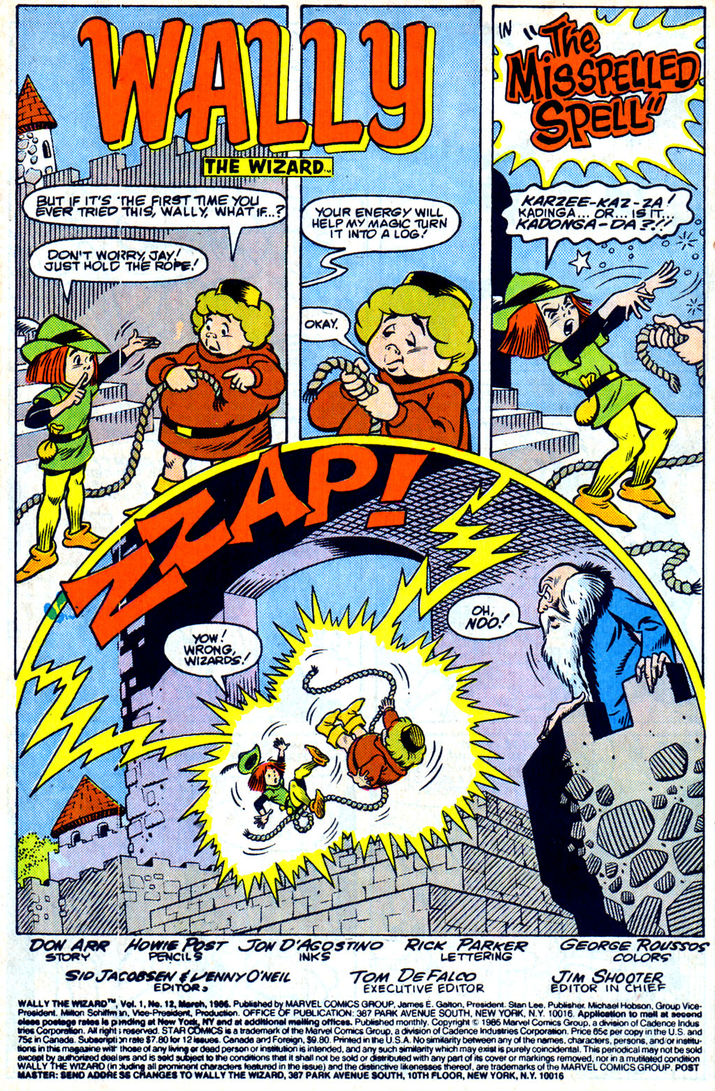 Read online Wally the Wizard comic -  Issue #12 - 2