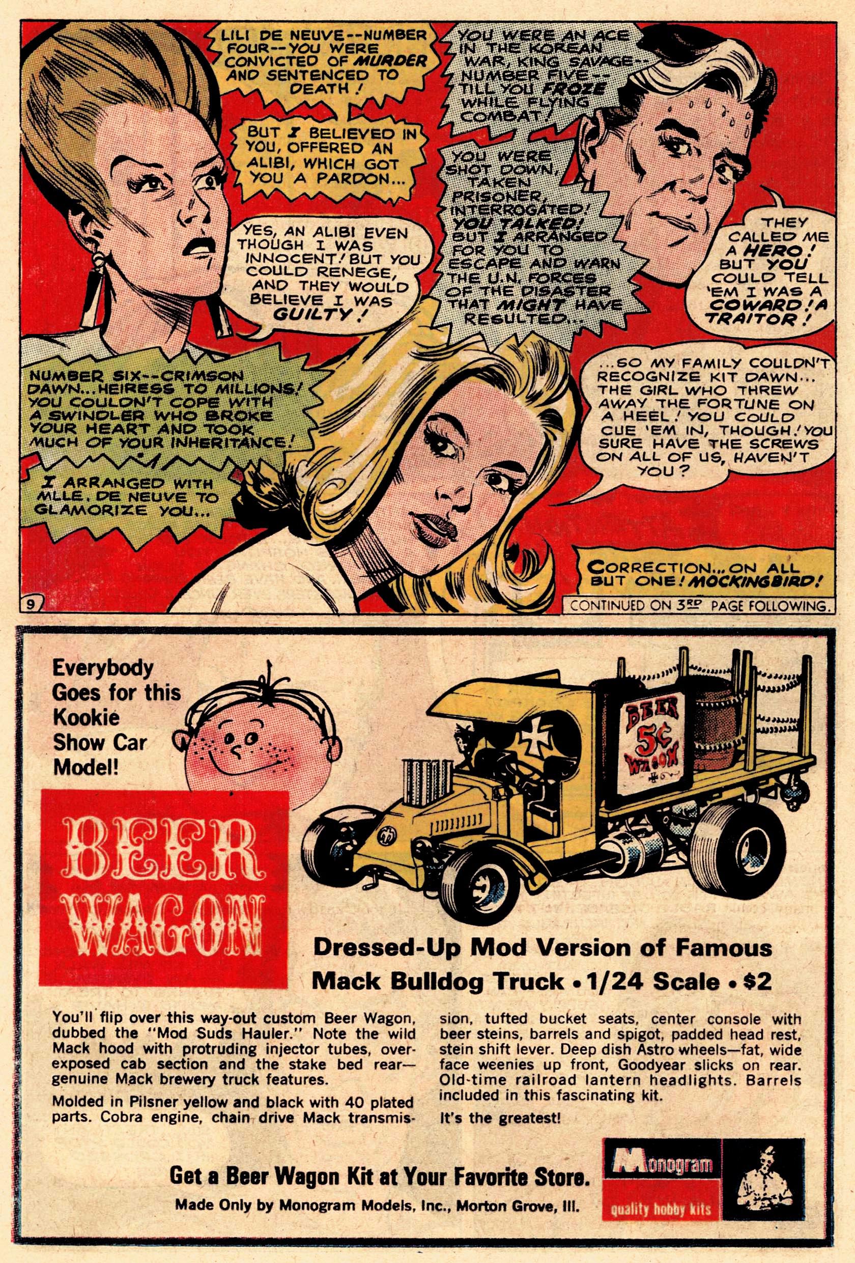 Read online Secret Six (1968) comic -  Issue #1 - 12