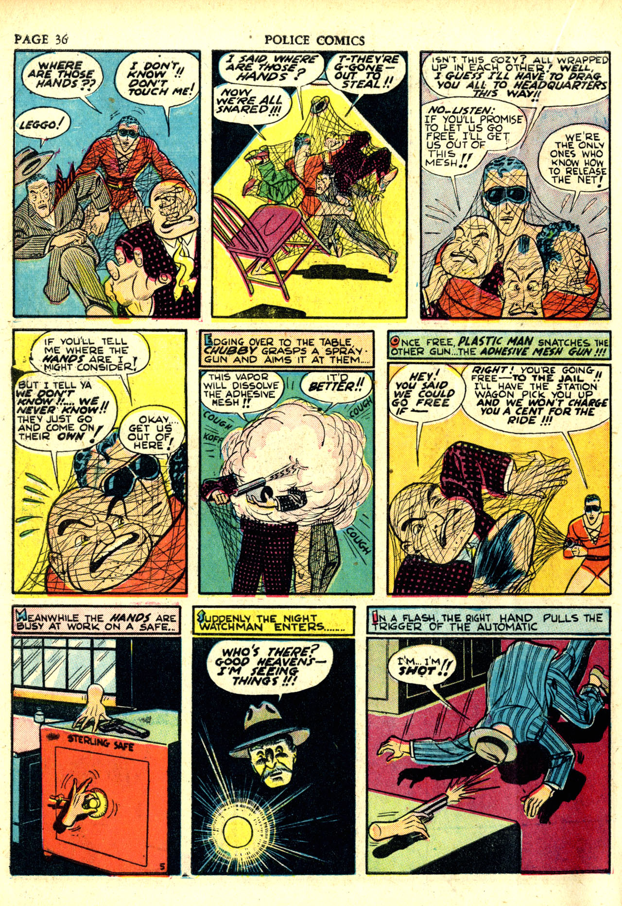 Read online Police Comics comic -  Issue #6 - 39