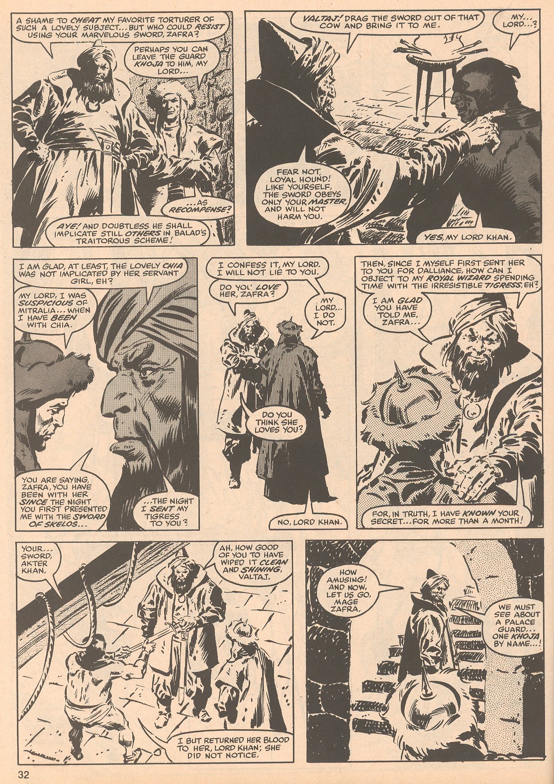 Read online The Savage Sword Of Conan comic -  Issue #57 - 32