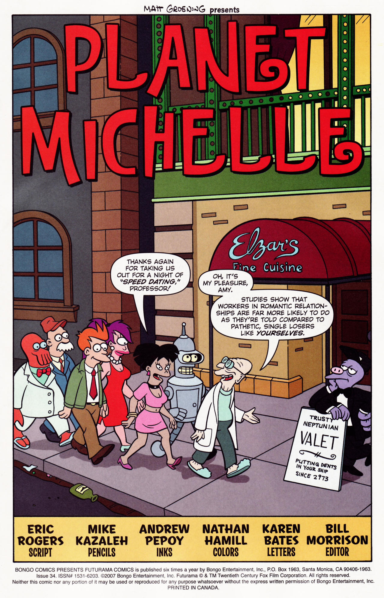 Read online Futurama Comics comic -  Issue #34 - 2